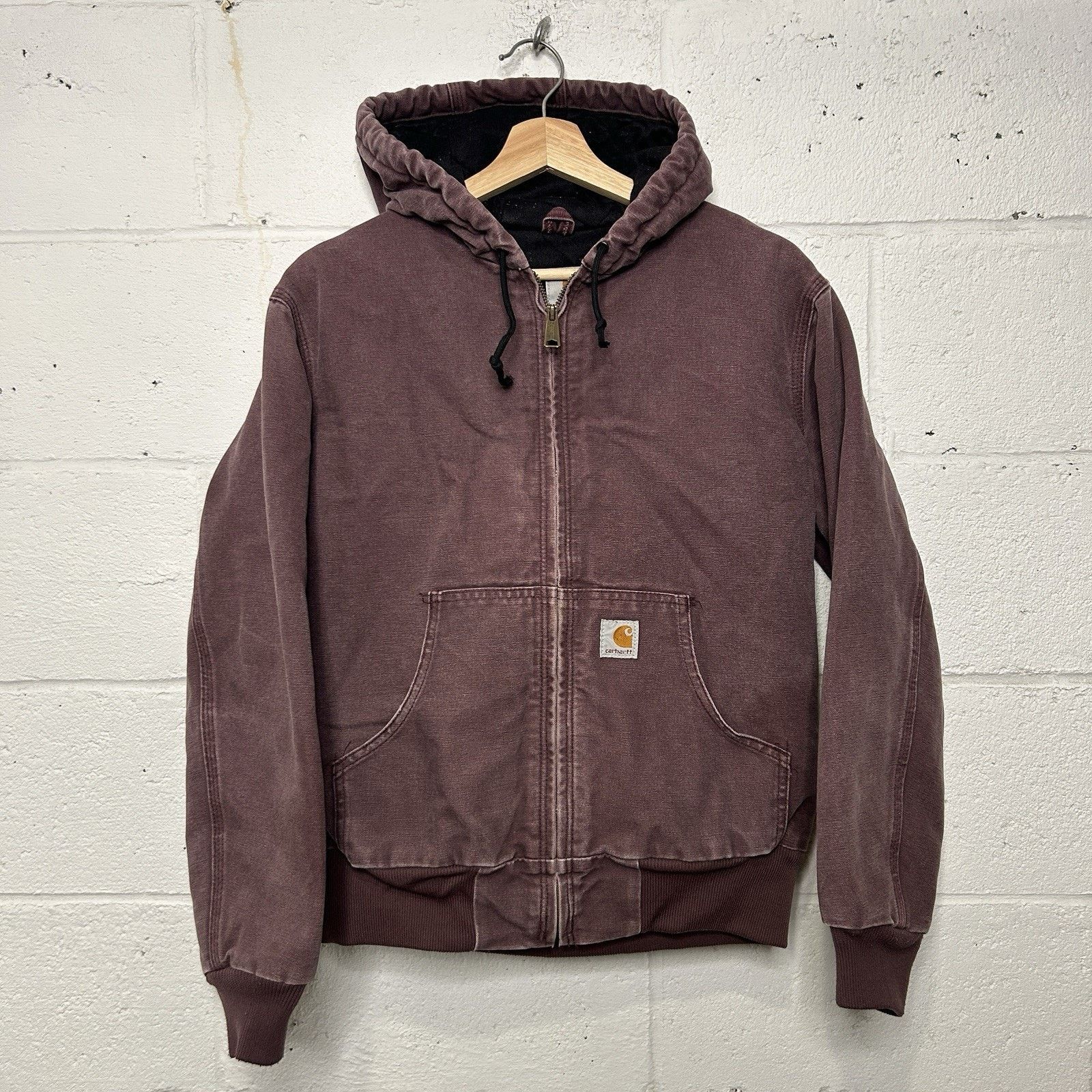 Carhartt Vintage Carhartt Quilted Active Jacket “Deep Plum” WJ130 DPM Size S / US 4 / IT 40 - 1 Thumbnail