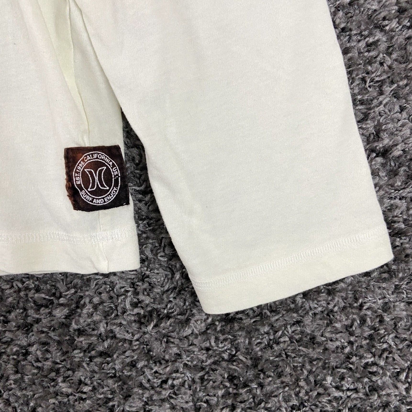 Hurley Hurley Buckle Shirt Mens L White Long Sleeve Tee Size US L / EU 52-54 / 3 - 2 Thumbnail