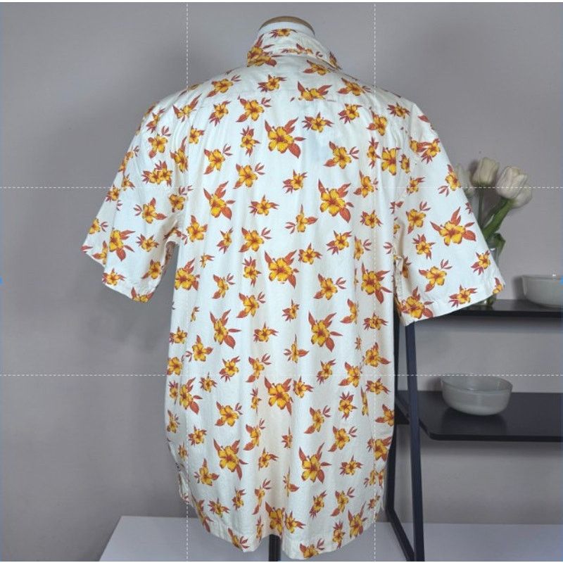 Quicksilver Quiksilver 100% Cotton Hawaii State Tribute Hawaiian Shirt Size US XL / EU 56 / 4 - 4 Thumbnail