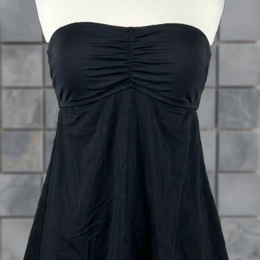 Ralph Lauren VINTAGE Lauren Ralph Lauren Swim Top Women Size 8 Black Strapless Modest Mature Retro Size M / US 6-8 / IT 42-44 - 1 Thumbnail