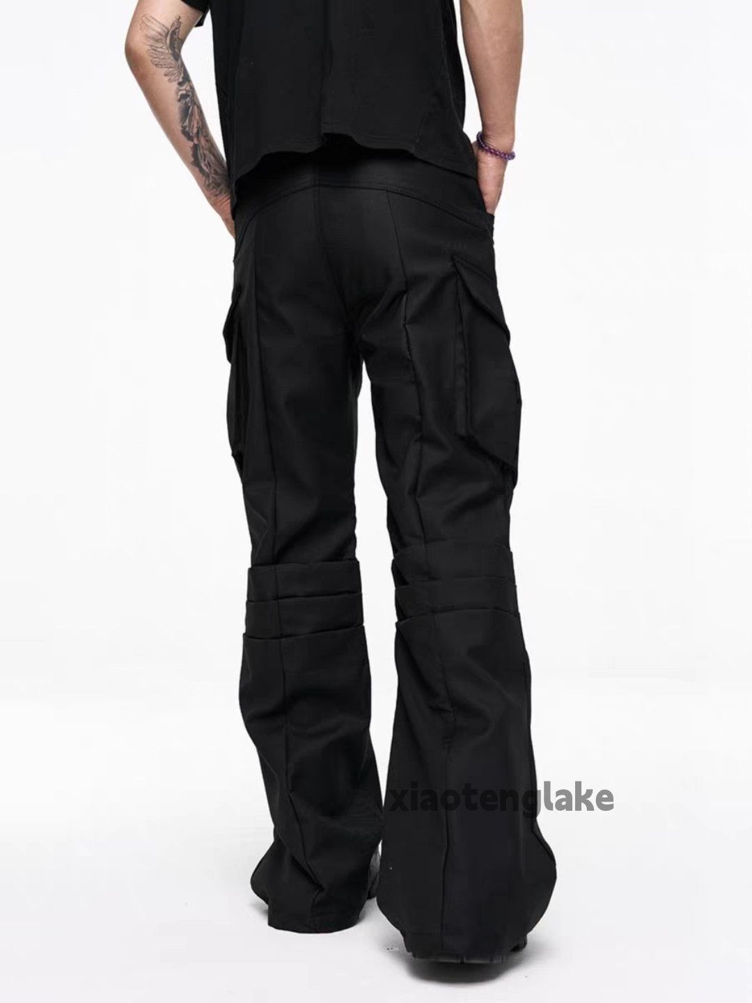 Designer × Japanese Brand × Vintage Utility military tactical flared bootcut pleated pants Size US 30 / EU 46 - 8 Thumbnail