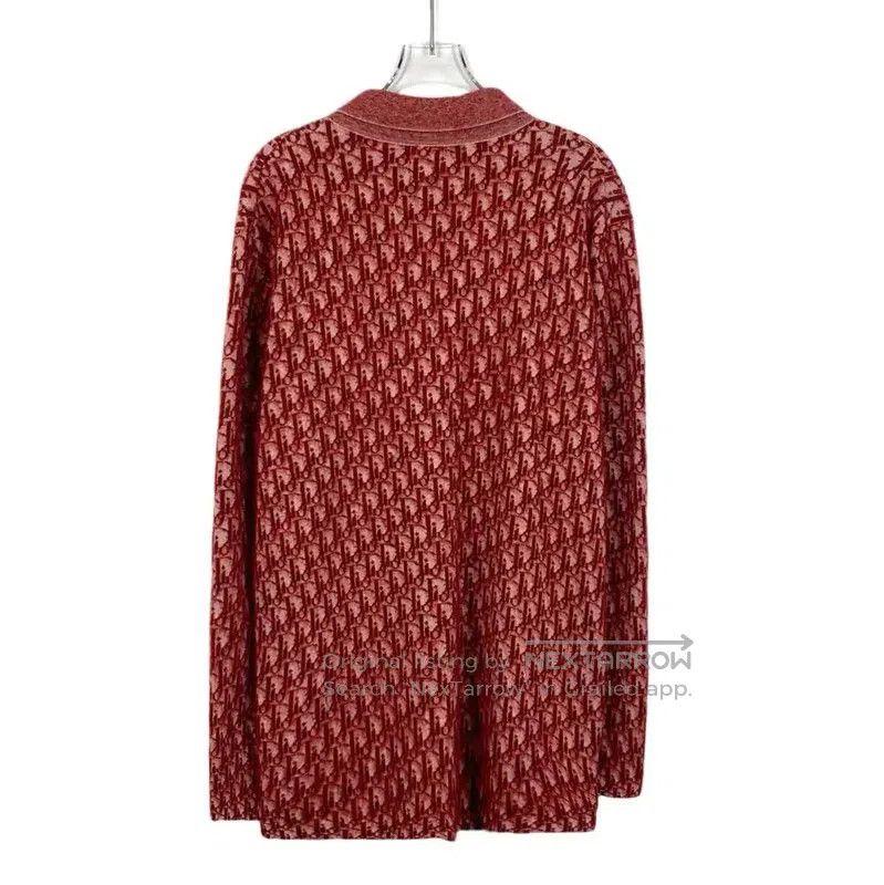 Dior Dior Red Long Sleeve Pullover Sweater for Men . Size US L / EU 52-54 / 3 - 2 Thumbnail