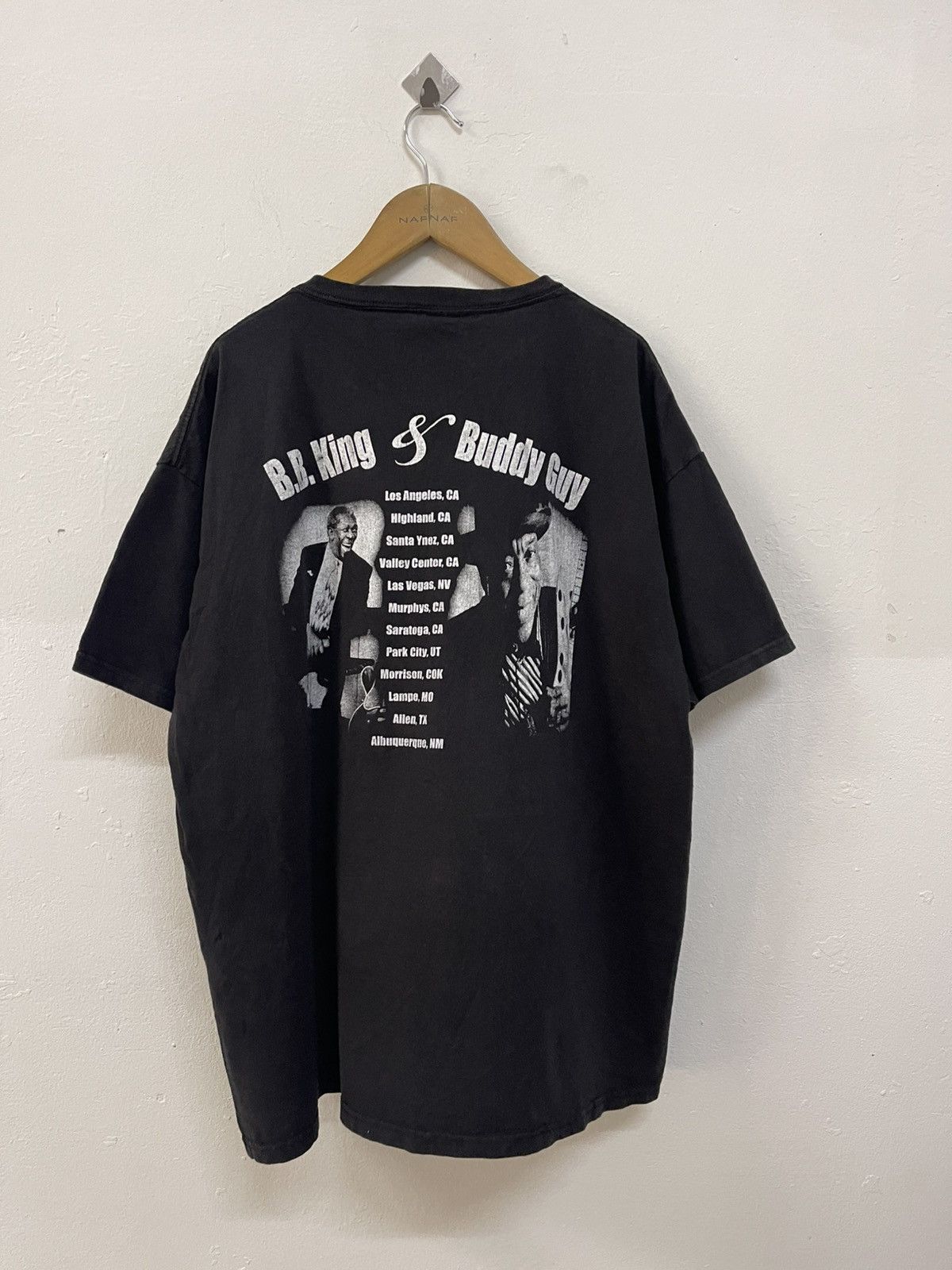 Band Tees × Vintage Vintage B.B Kings & Buddy Guy Band Shirt Size US XL / EU 56 / 4 - 2 Thumbnail
