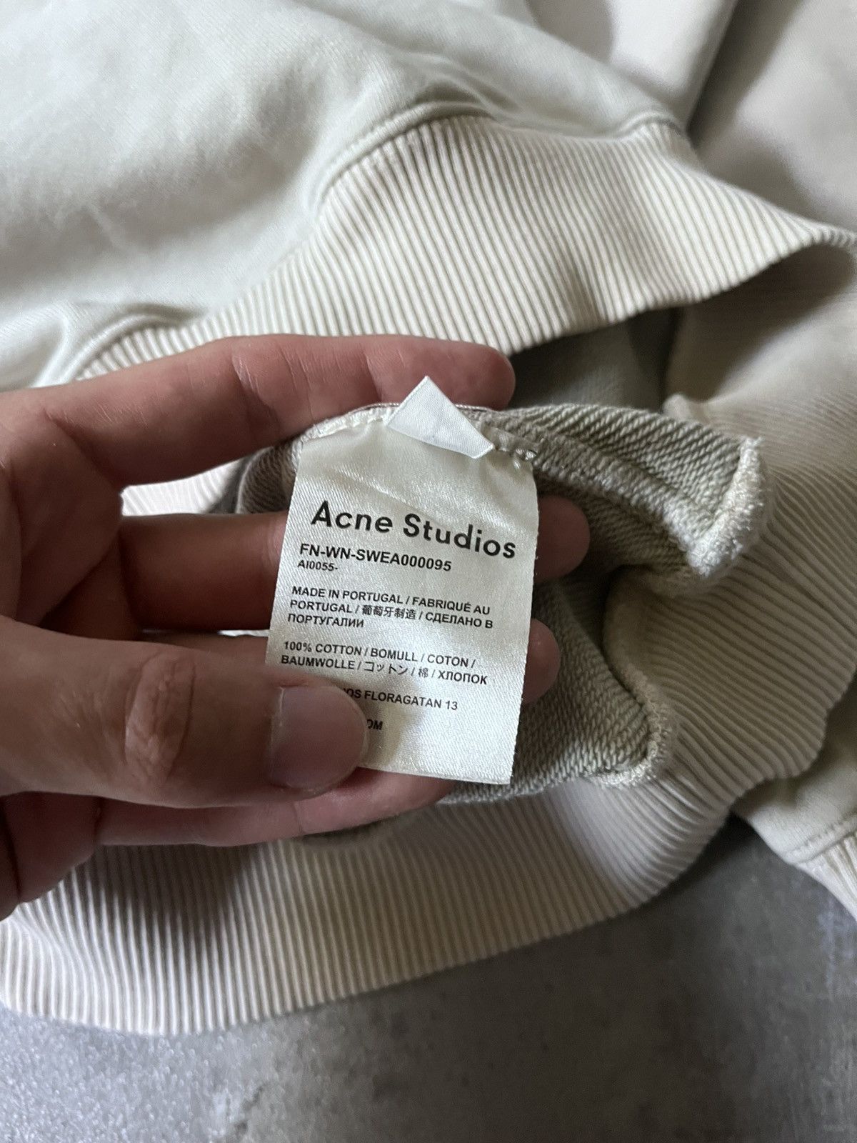 Acne Studios Acne Studios Propaganda beige sweatshirt rare Size US M / EU 48-50 / 2 - 9 Thumbnail