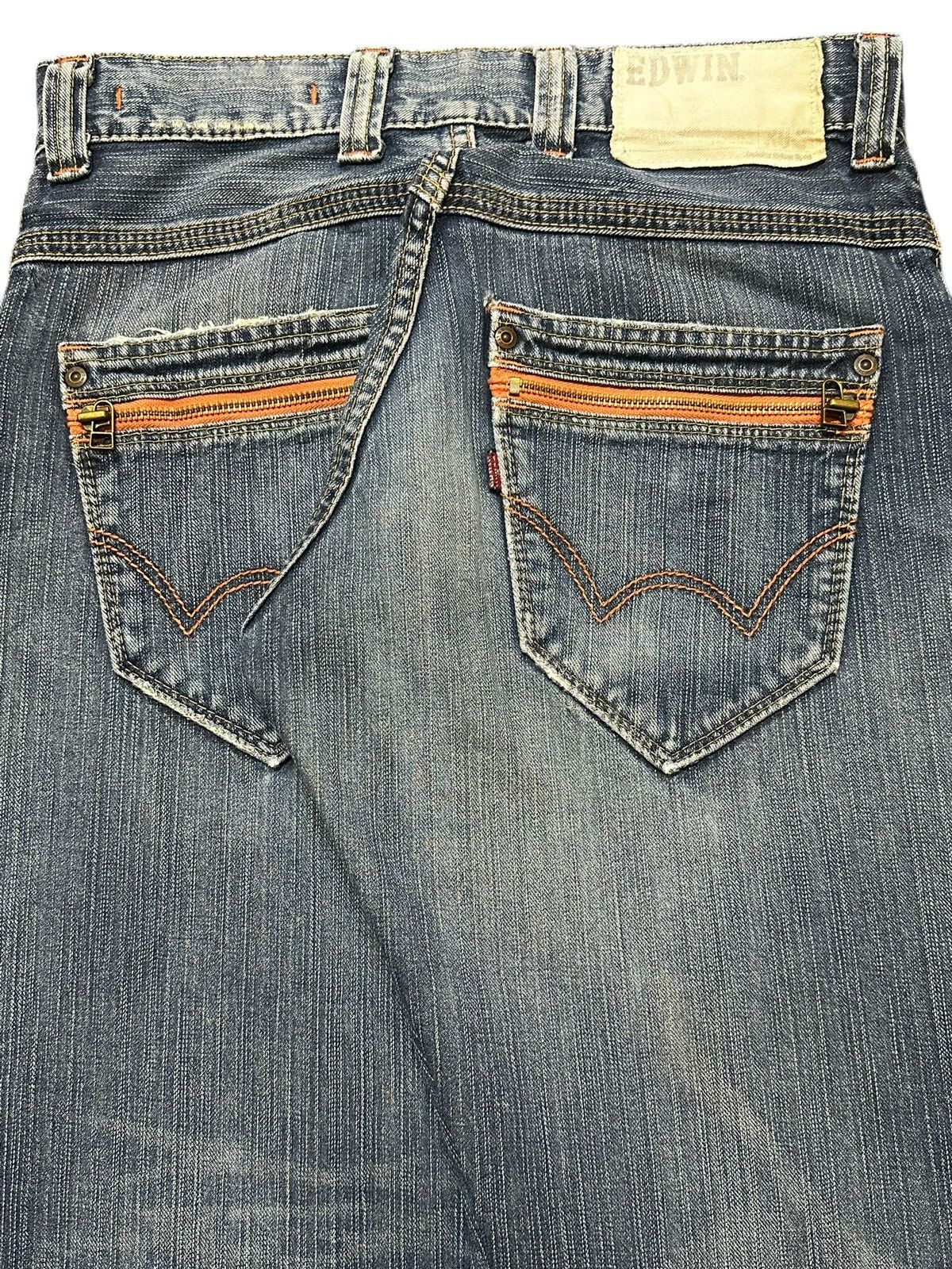 Edwin Edwin XV Exclusive Vintage Blue Faded Wash Style Loose Fits Size US 30 / EU 46 - 6 Thumbnail