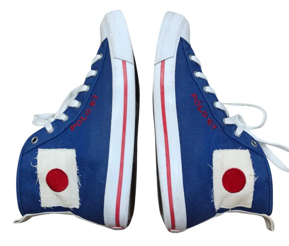 Edition Japan Polo Ralph Lauren High Cut Sneakers Size US 8.5 / EU 41-42 - 8 Thumbnail