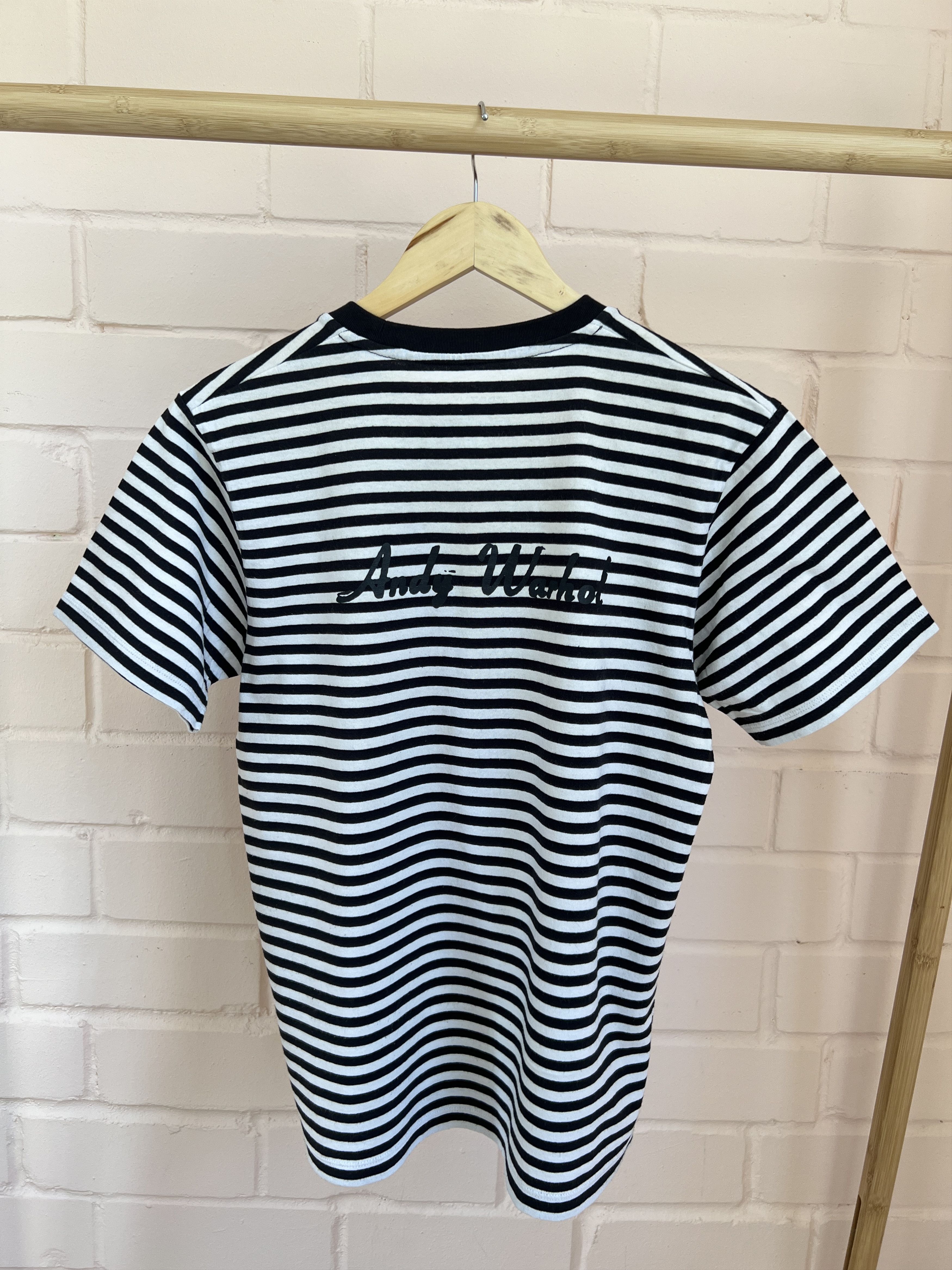 Andy Warhol × Uniqlo Uniqlo Andy Warhol Cartoon Dollar Print Striped Tee Size US S / EU 44-46 / 1 - 4 Thumbnail