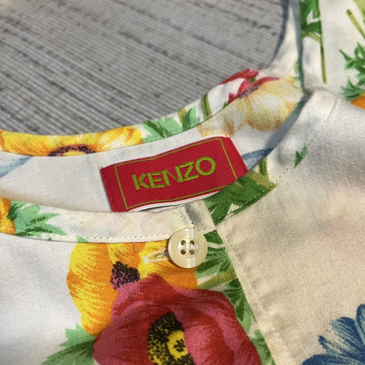 Kenzo × Vintage Vintage kenzo Midi Dress Size M / US 6-8 / IT 42-44 - 10 Thumbnail