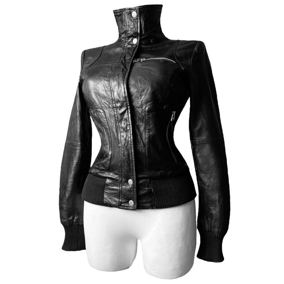Vintage Archive distressed biker Avant Garde jacket 90s 00s Size S / US 4 / IT 40 - 2 Thumbnail