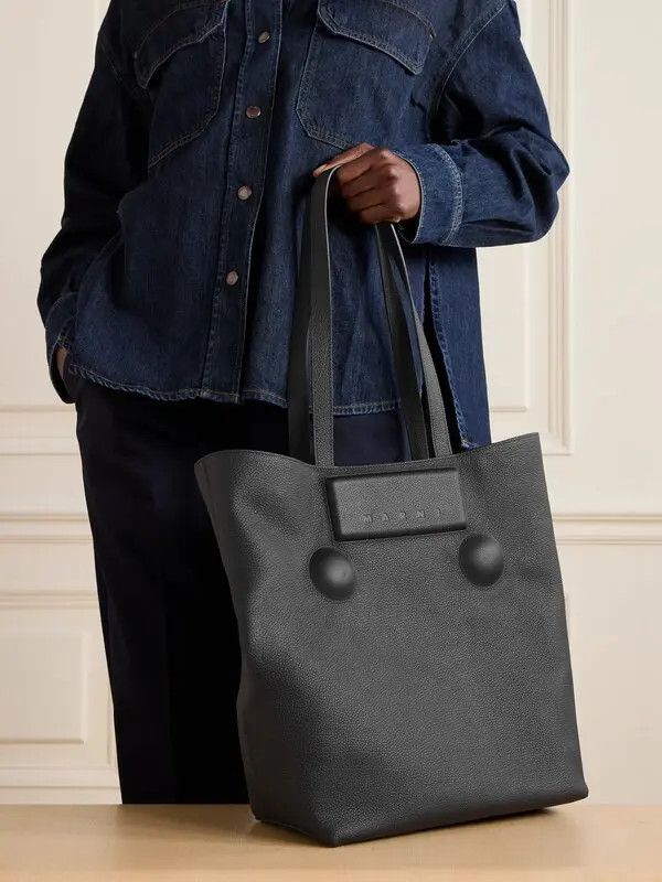 Marni o1w1db11125 Size :OS/Trunkaroo Medium Tote in Black Size ONE SIZE - 5 Thumbnail