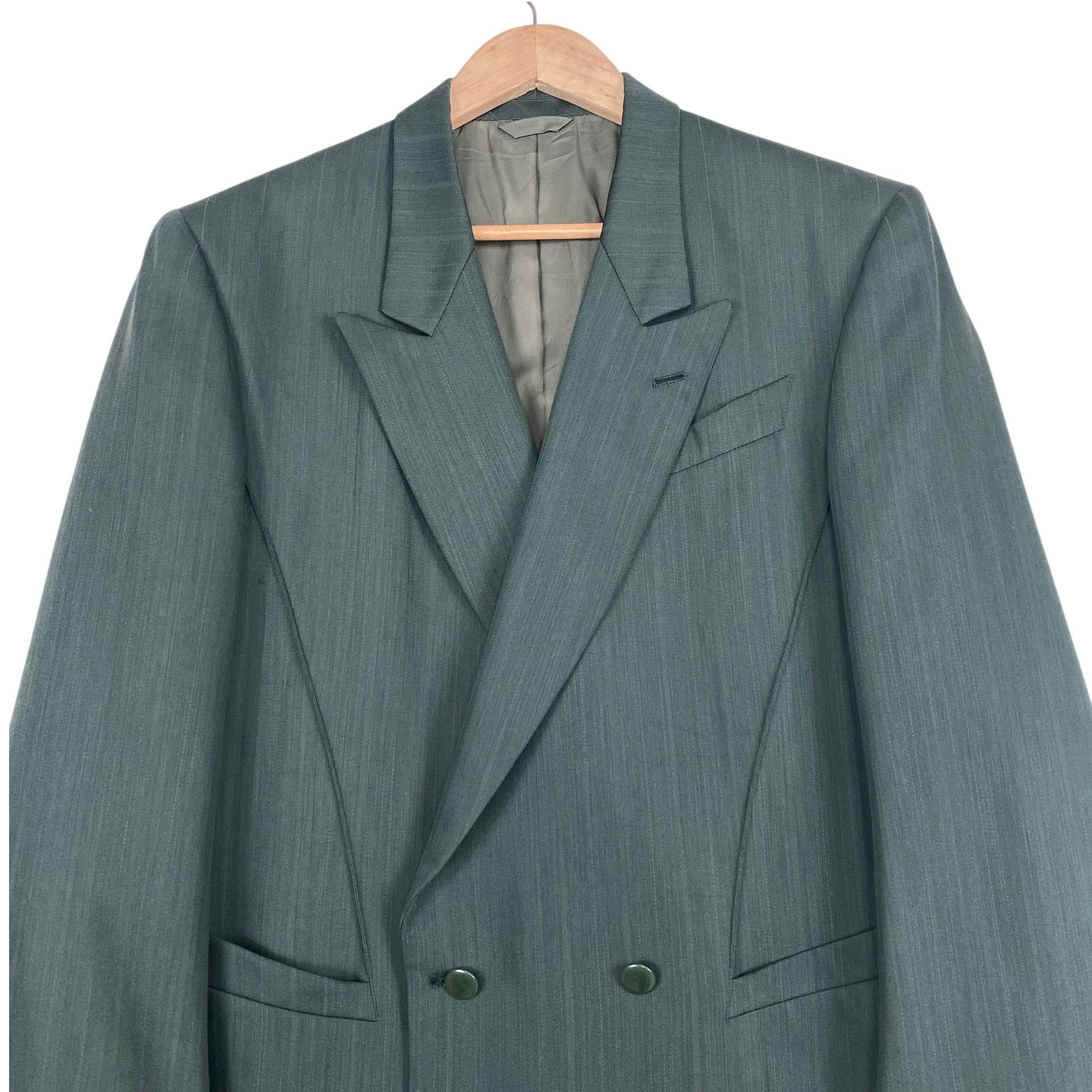 Thierry Mugler 💥THIERRY MUGLER ARCHIVES AW96 DOUBLE BREASTED JACKET Size US M / EU 48-50 / 2 - 6 Thumbnail
