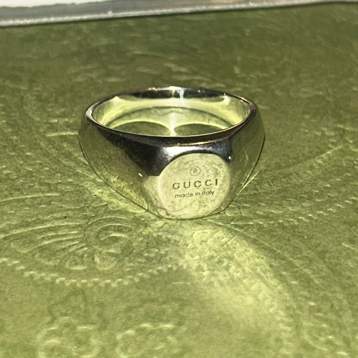 Gucci Gucci Trademark 10mm Silver 925 Ring Unisex Size ONE SIZE - 5 Thumbnail