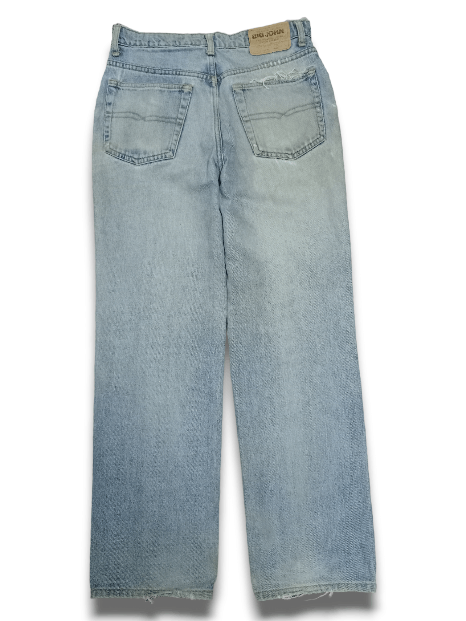 Japanese Brand Vintage Japanese Brand Blue Wash Loose Distressed Jeans Size US 28 / EU 44 - 2 Thumbnail