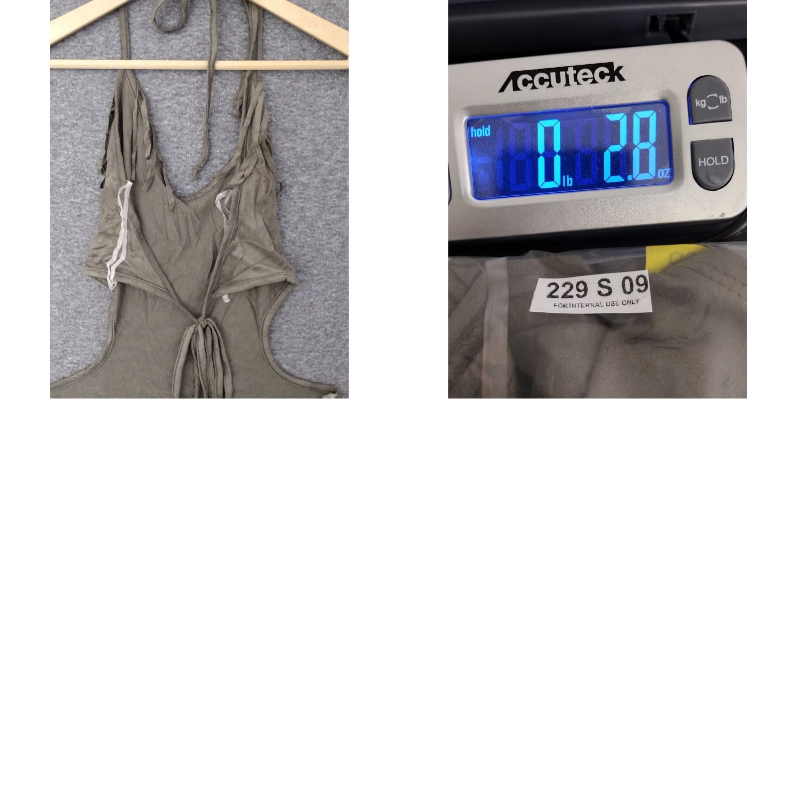 Olive Codigo Fringe Bodysuit Women's Olive Gray Color Size L - Adult Ladies - One Piece - Fringe Accents - Polyester Spandex - Black? Wait. Size L / US 10 / IT 46 - 8 Thumbnail