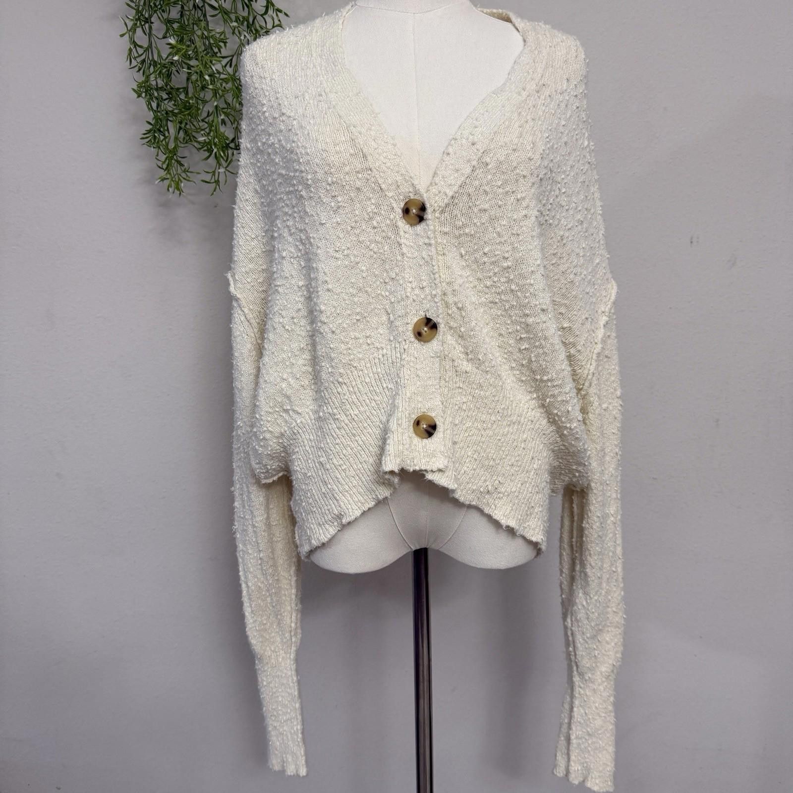 Free People Oversized Free People Cardigan Small Size S / US 4 / IT 40 - 1 Thumbnail