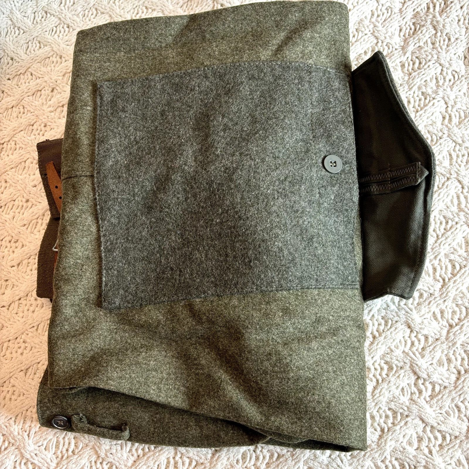 Other WW2 Vintage Army Military Wool Cargo Pocket Pants In New Con Size US 38 / EU 54 - 9 Thumbnail
