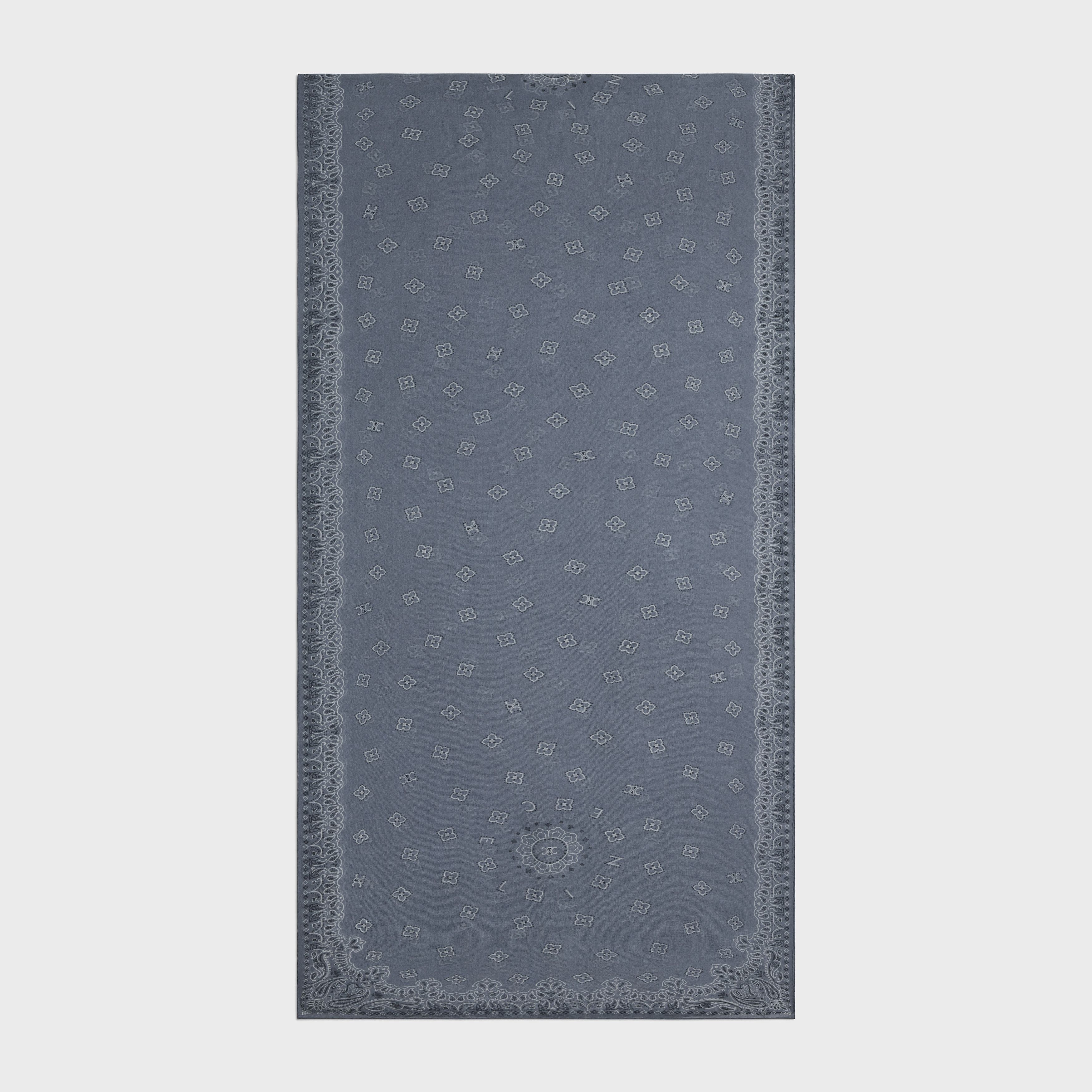 Celine stole in floral cashmere muslin Size ONE SIZE - 1 Thumbnail