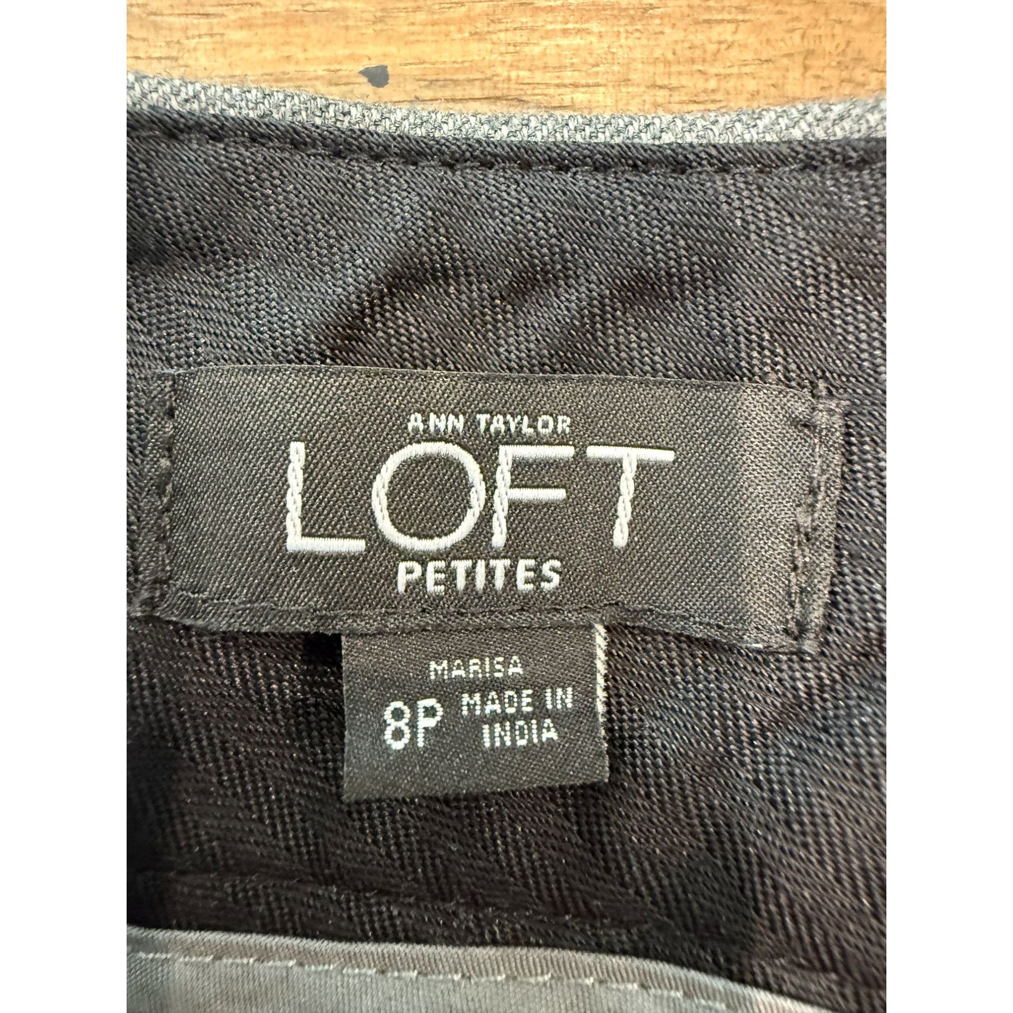 Ann Taylor Ann Taylor Loft Ankle Length Cuffed Pants, size 8 petite Size 26" / US 2 / IT 38 - 2 Thumbnail