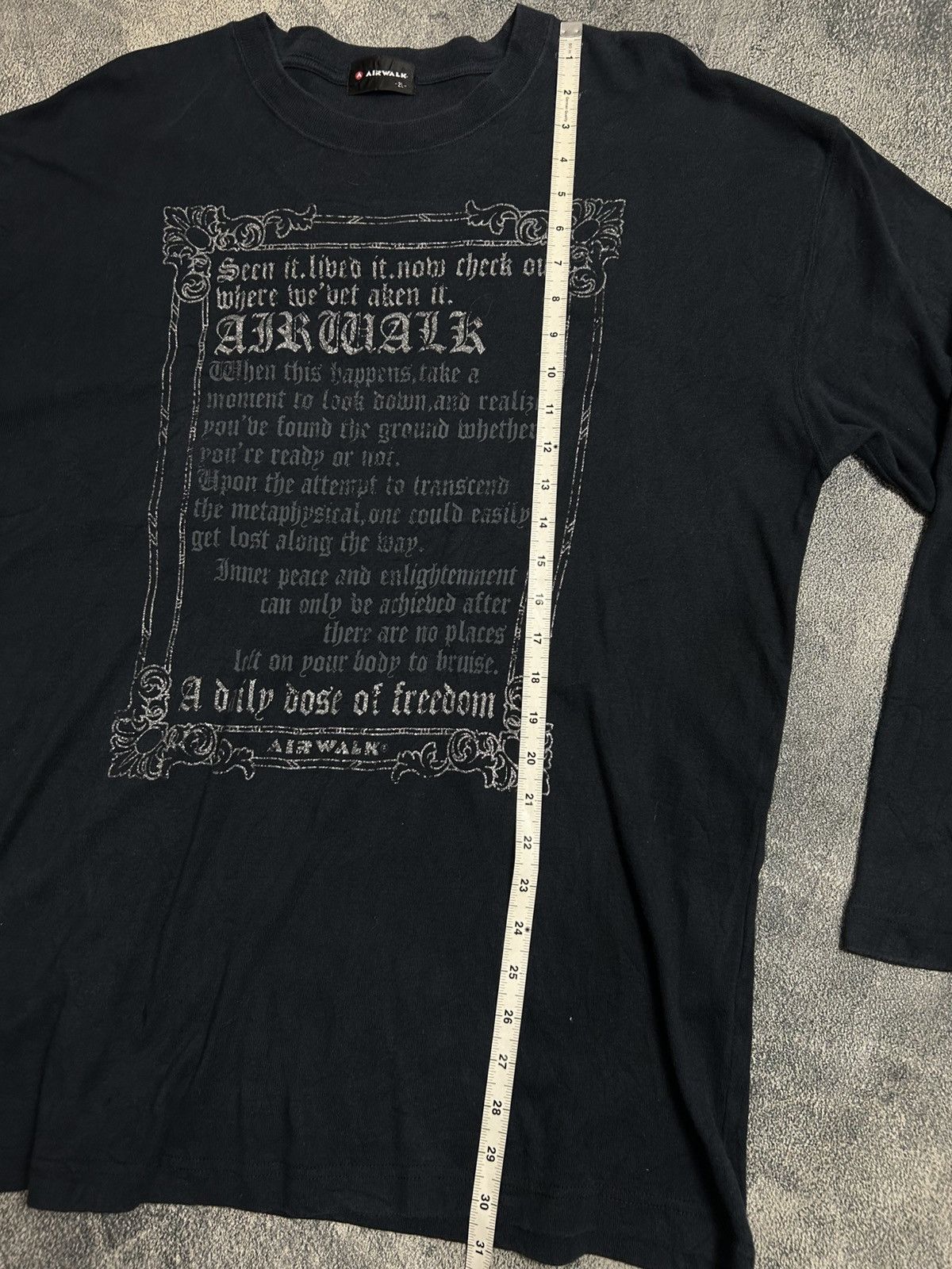 Airwalk Airwalk vintage longsleeve poem Punk ifsixwasnine Size US XXL / EU 58 / 5 - 7 Thumbnail