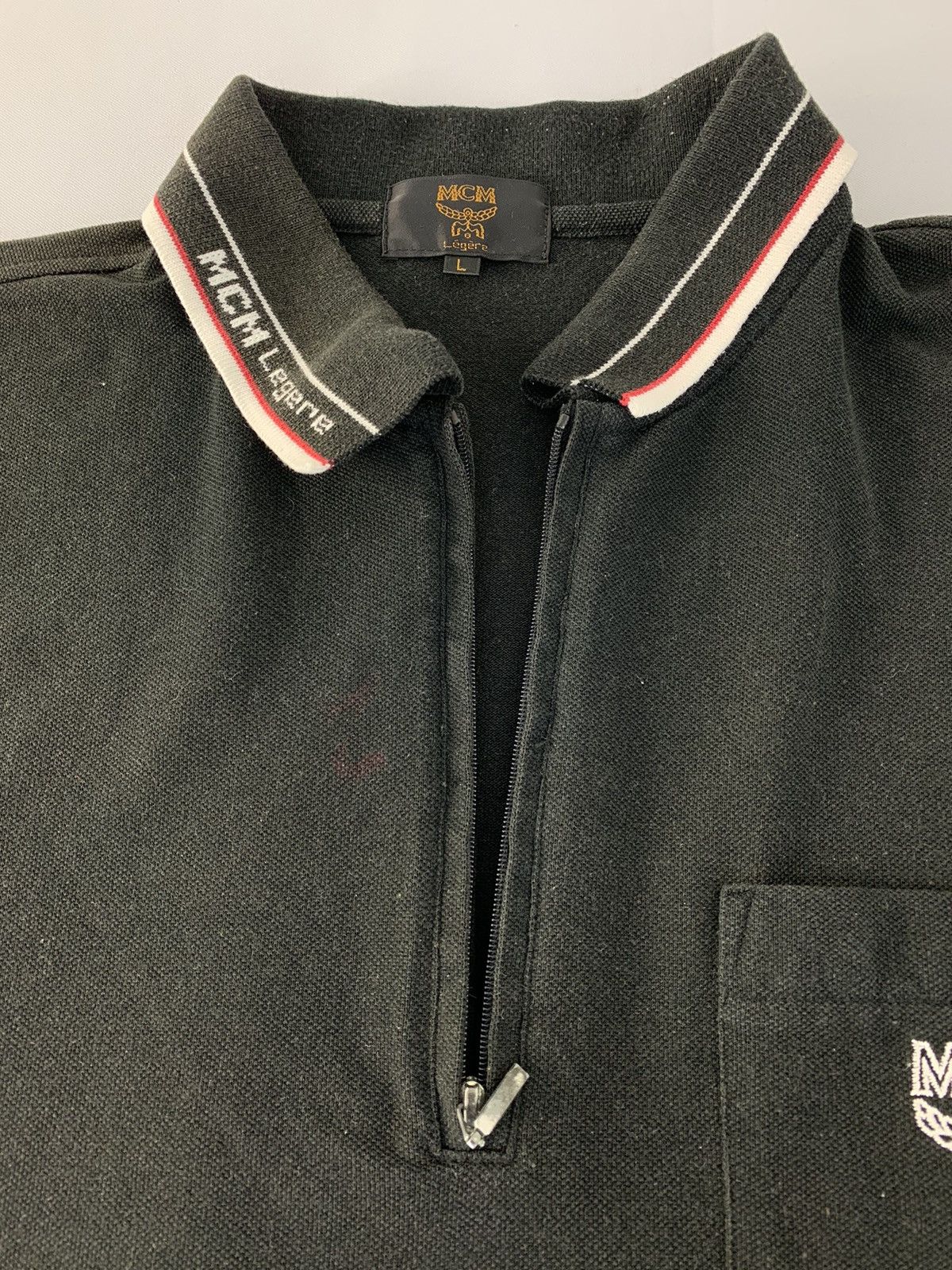MCM Hype MCM Legere Single Pocket Zipper Polo Tee Size US S / EU 44-46 / 1 - 5 Thumbnail