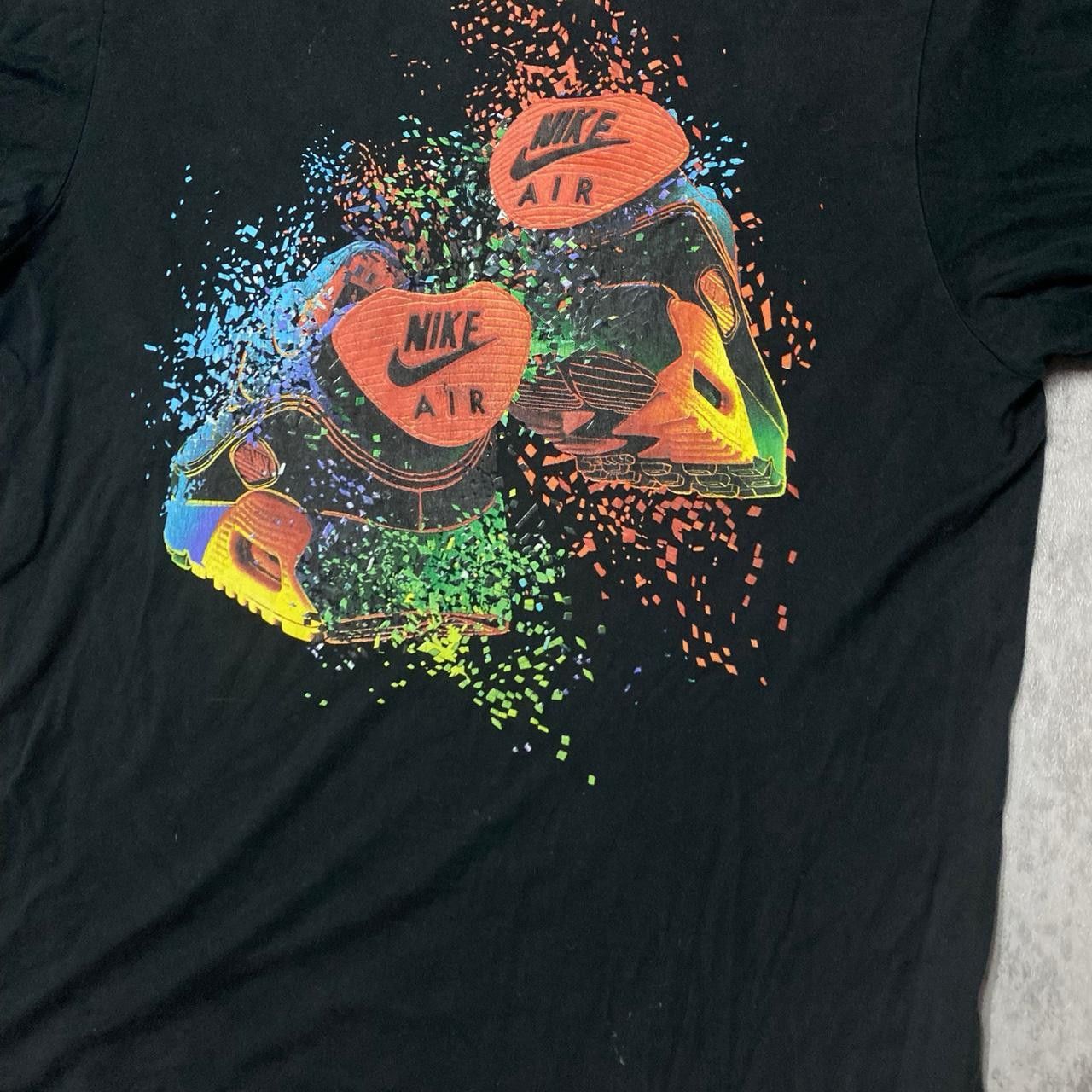 Nike Nike black and multi-coloured sportswear tee nike Size US L / EU 52-54 / 3 - 2 Thumbnail