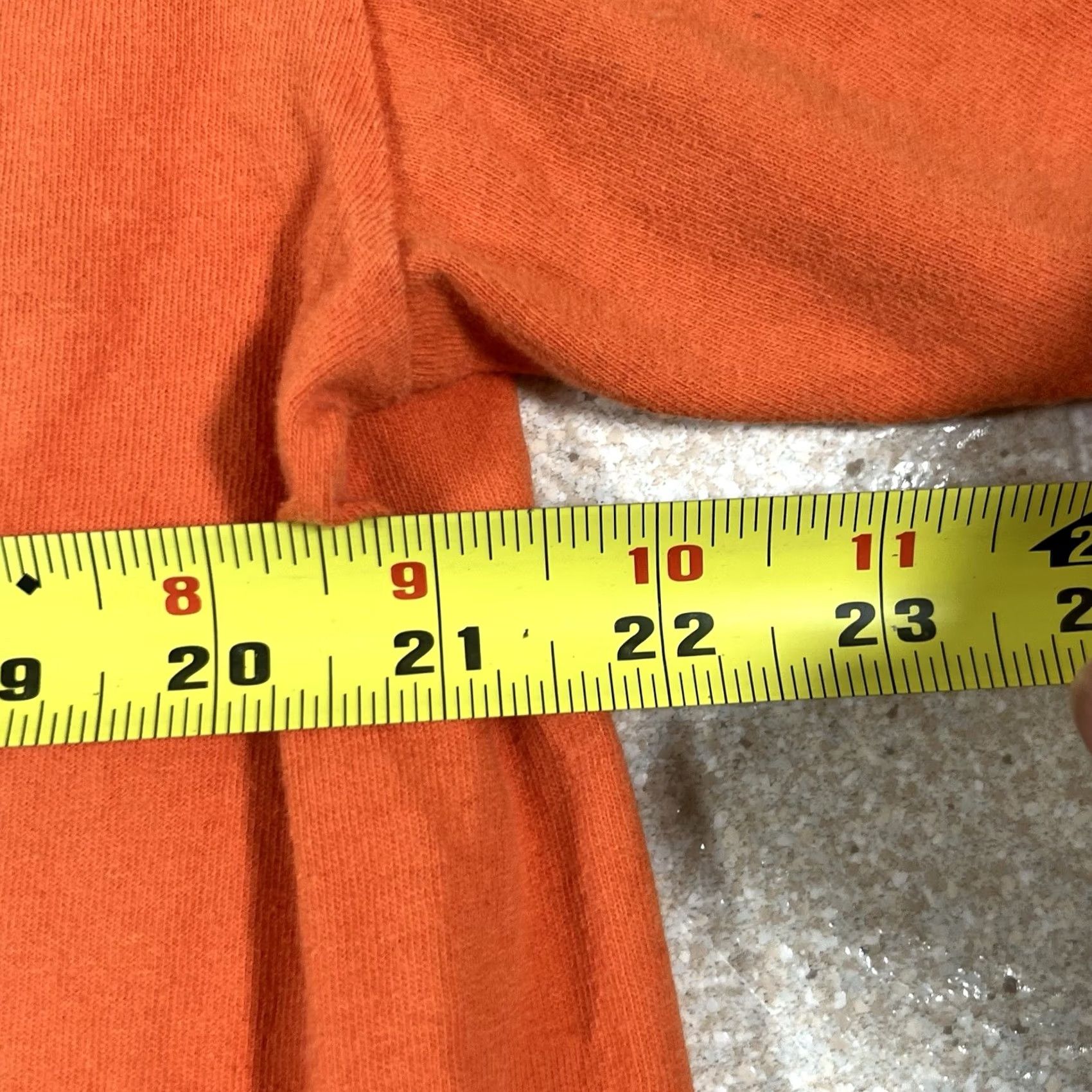 Nike VINTAGE Nike T-Shirt Orange L Men Silver Tag Spellout Big Swoosh Graphic 90s Metal Size US L / EU 52-54 / 3 - 5 Thumbnail