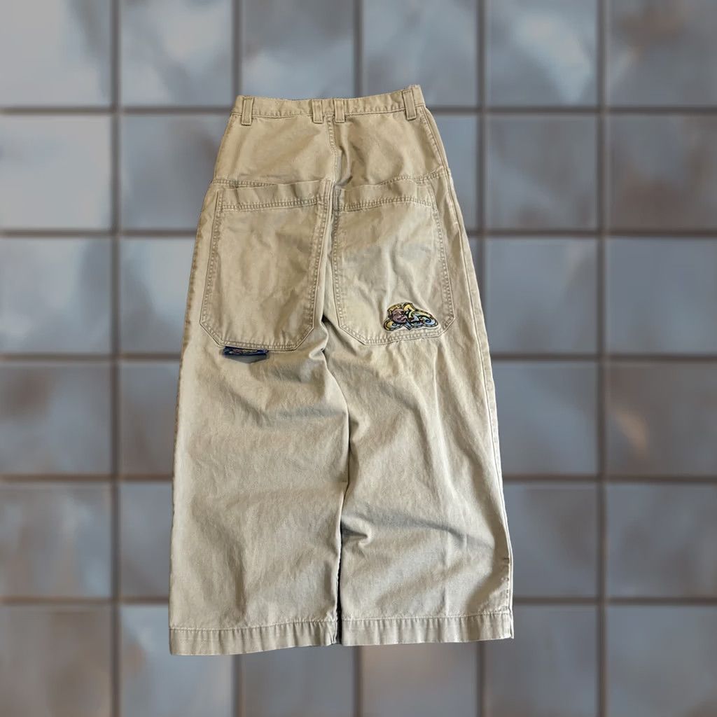JNCO VINTAGE JNCO Pants Khaki 90s Embroidered Mens Size 32x30 HTF Size US 32 / EU 48 - 1 Thumbnail