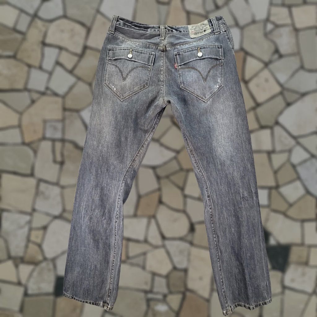 Levi's Levi's Engineered Jeans Mens 33x32 Blue 10th Anniversary Distressed Pockets Straight Denim Cotton Vintage: No? Size US 33 - 1 Thumbnail