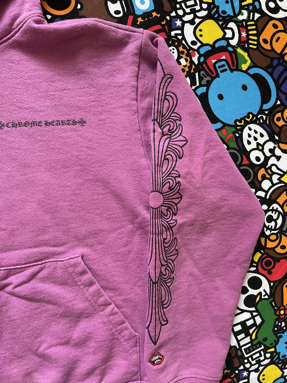Chrome Hearts Chrome Hearts Pink Matty Boy Pullover Hoodie Size US S / EU 44-46 / 1 - 5 Thumbnail