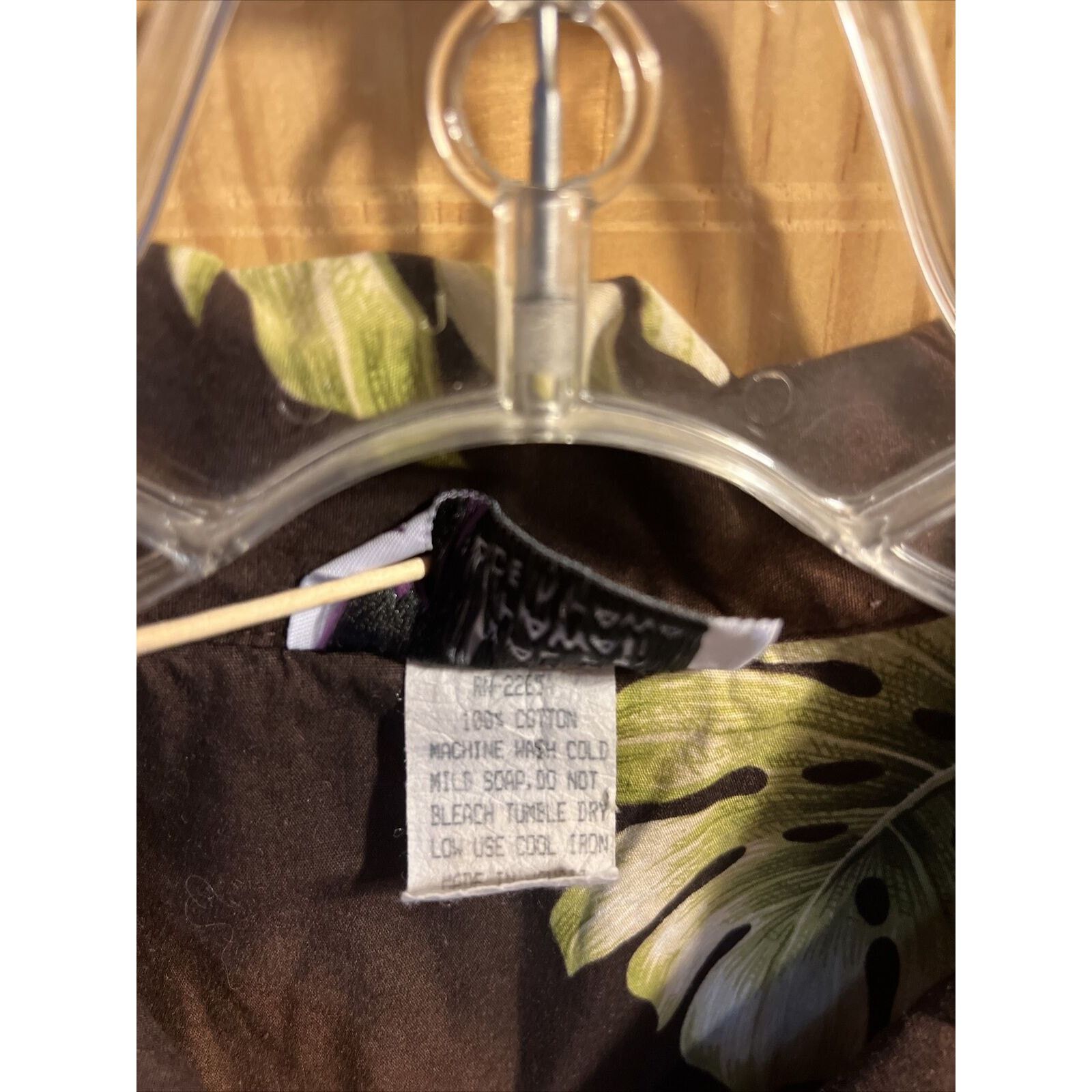 Other Malihini Men's XL Brown Floral Button Cotton Hawaiian Shirt Size US XL / EU 56 / 4 - 4 Thumbnail