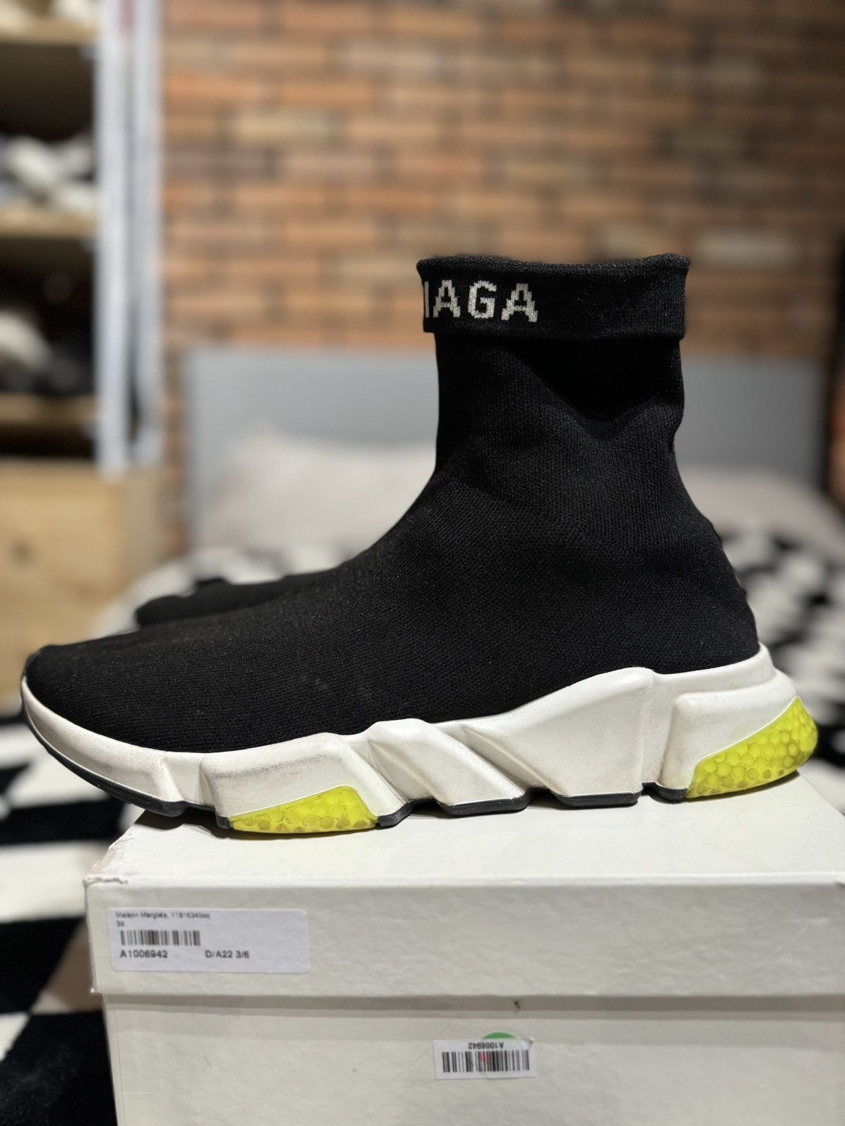 Balenciaga sock trainers size 3 best sale