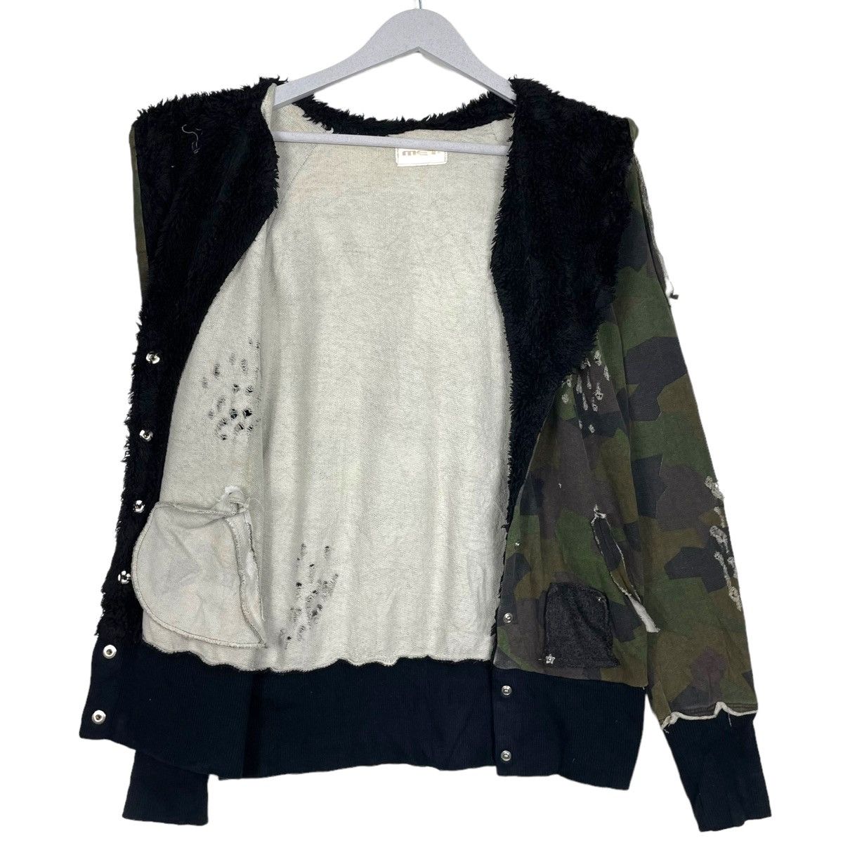 Hysteric Glamour × Japanese Brand 💥 BONDAGE MET JEANS JAPAN CAMOU HOODIE SWEATER Size S / US 4 / IT 40 - 8 Thumbnail