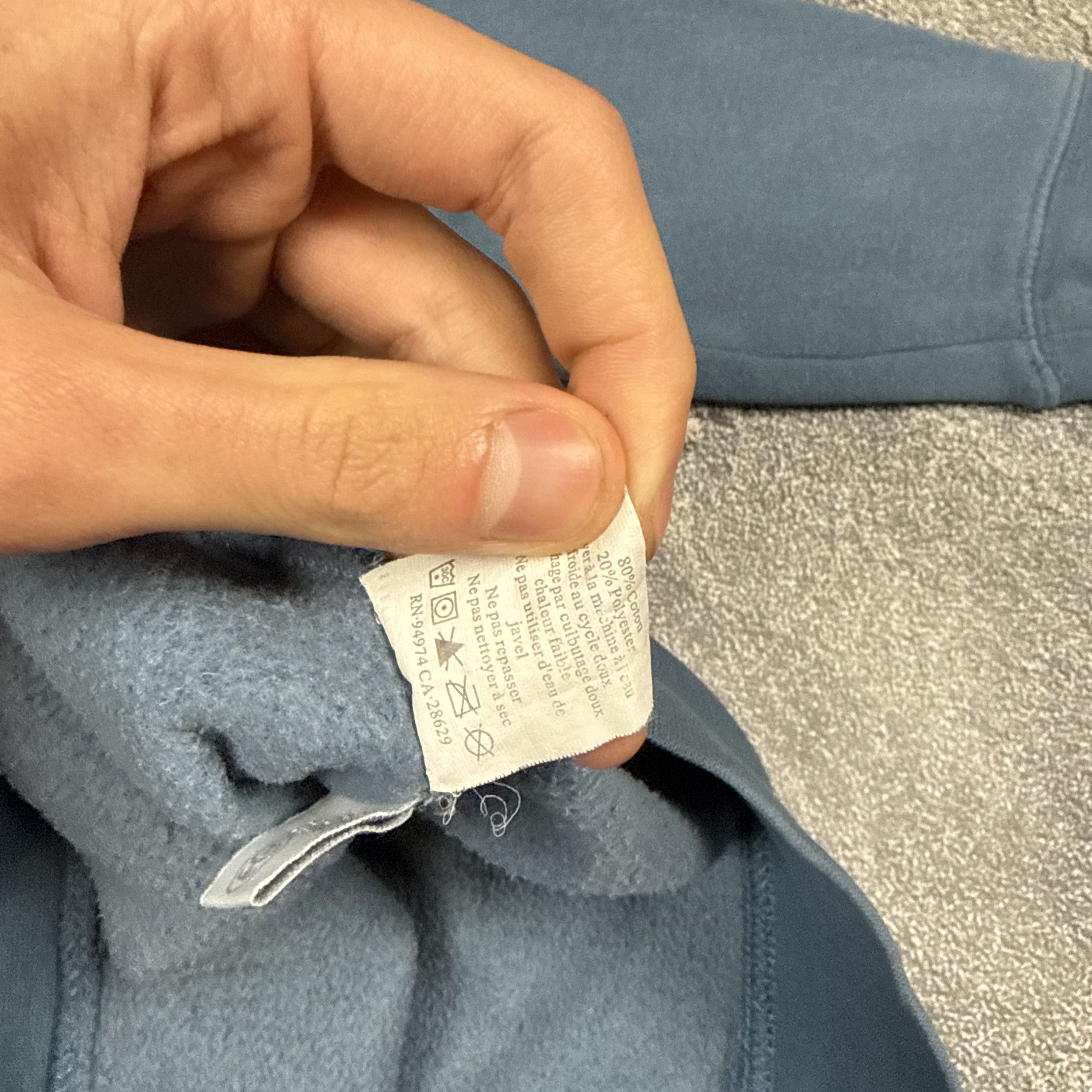 Stussy Vintage Stussy Hoodie Birch Blue Big Logo Retro Vibe Size S Size US S / EU 44-46 / 1 - 6 Thumbnail