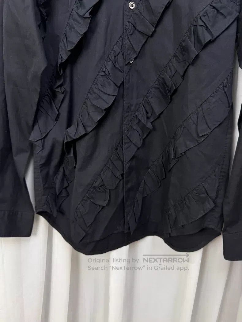 Comme des Garcons Comme Des Garcons Spiral ruffle detail shirt| Size US XS / EU 42 / 0 - 5 Thumbnail