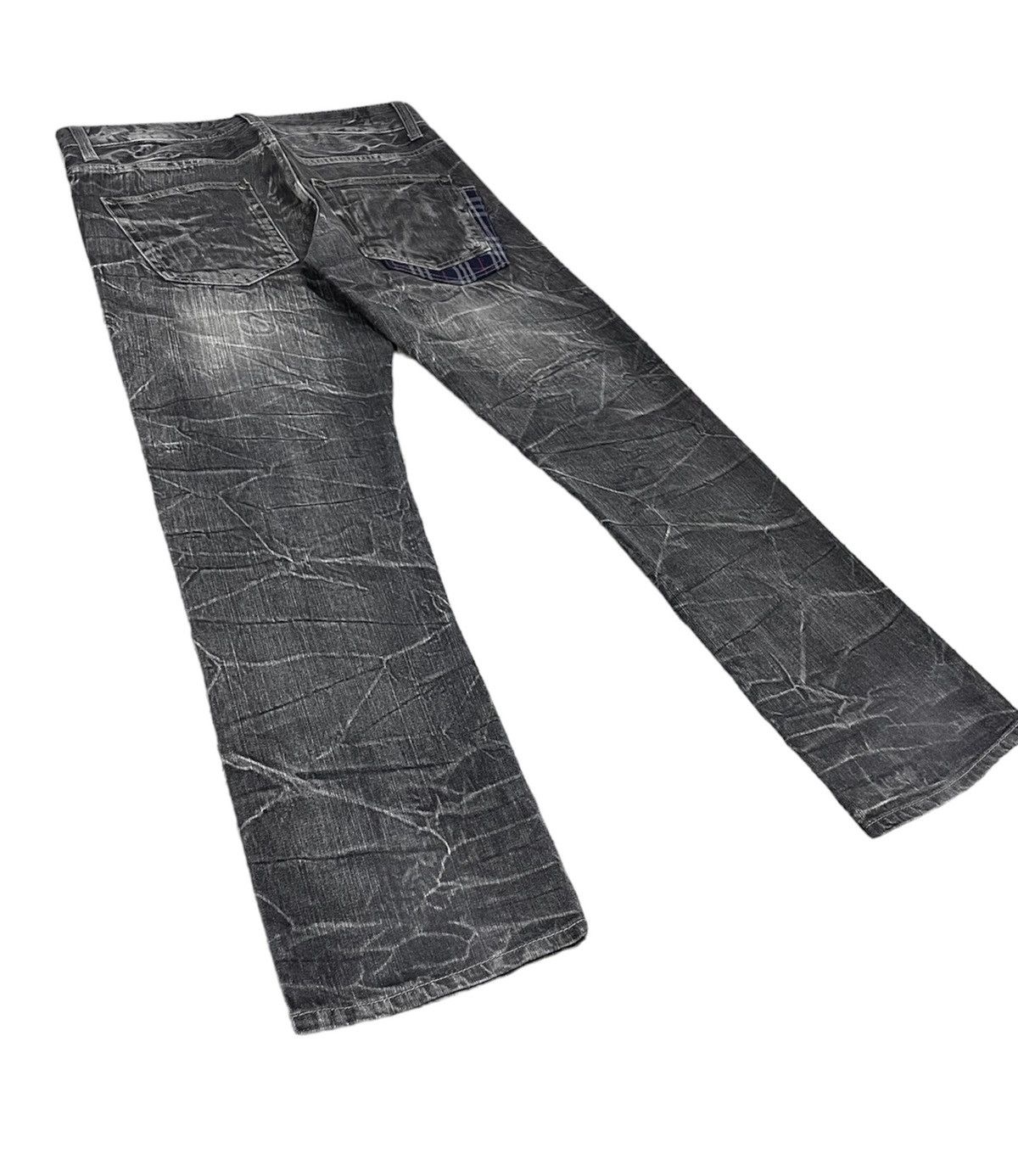 If Six Was Nine Wild Life Japan Spellout Jeans Hysteric Style Size US 35 - 5 Thumbnail