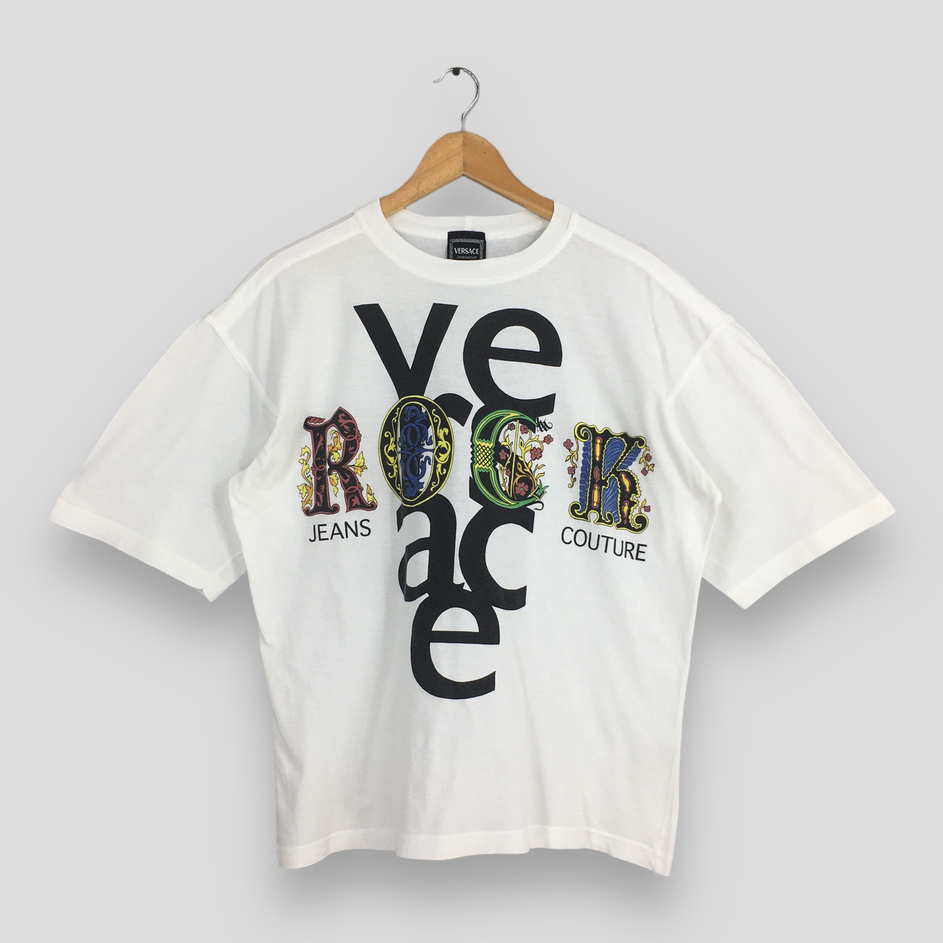 Vintage Gianni Versace Rock Tshirt Small