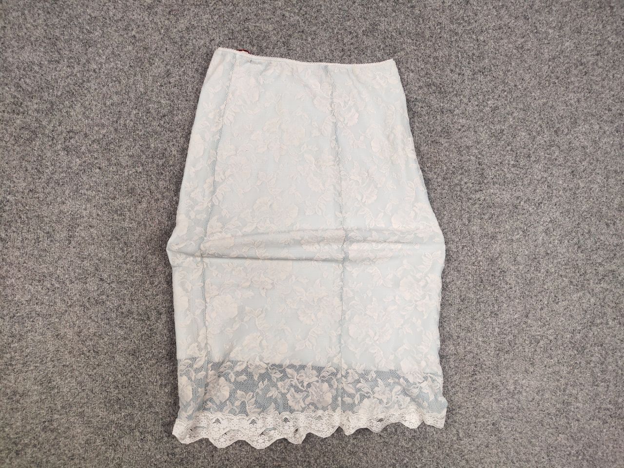 Other Petit Pois by Viviana G Designer lace skirt light blue Size 30" / US 8 / IT 44 - 10 Thumbnail