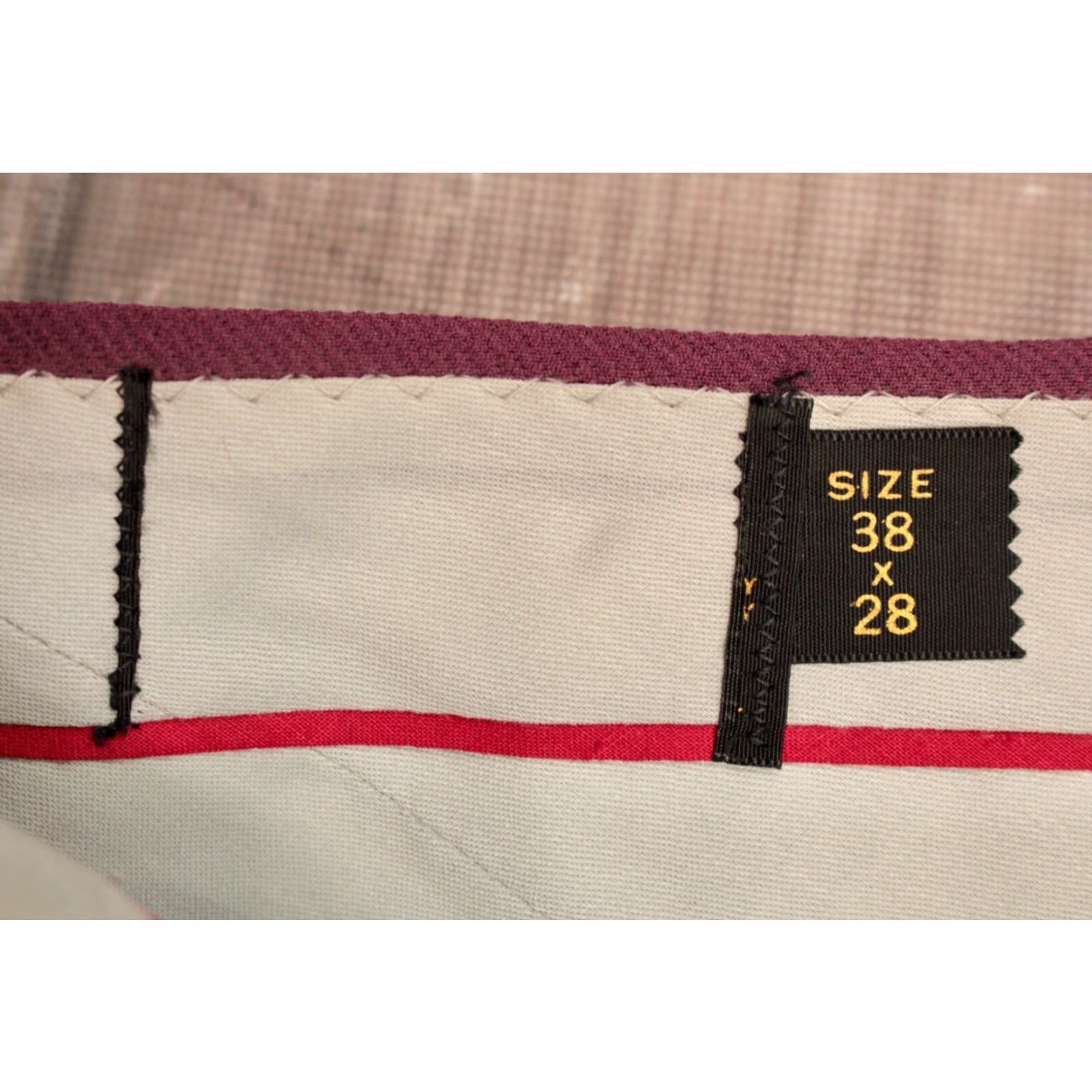 Vintage VINTAGE Men's VTG NOS 1970s Purple Polyester Pants Sz 38x28 70s Size US 38 / EU 54 - 5 Thumbnail
