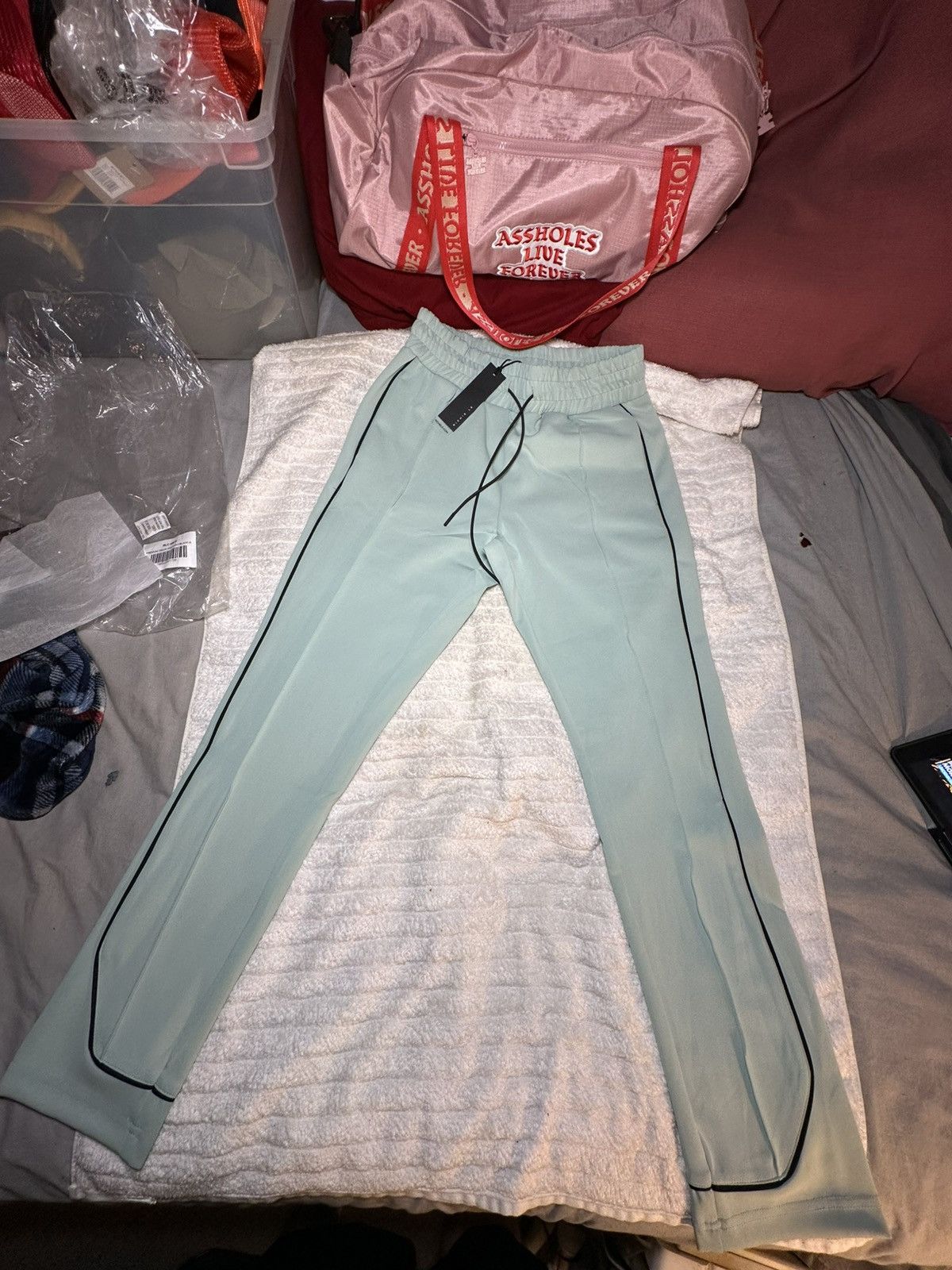 Designer × Richie Le Collection Richie Le Collection track pants Size US 31 - 3 Thumbnail