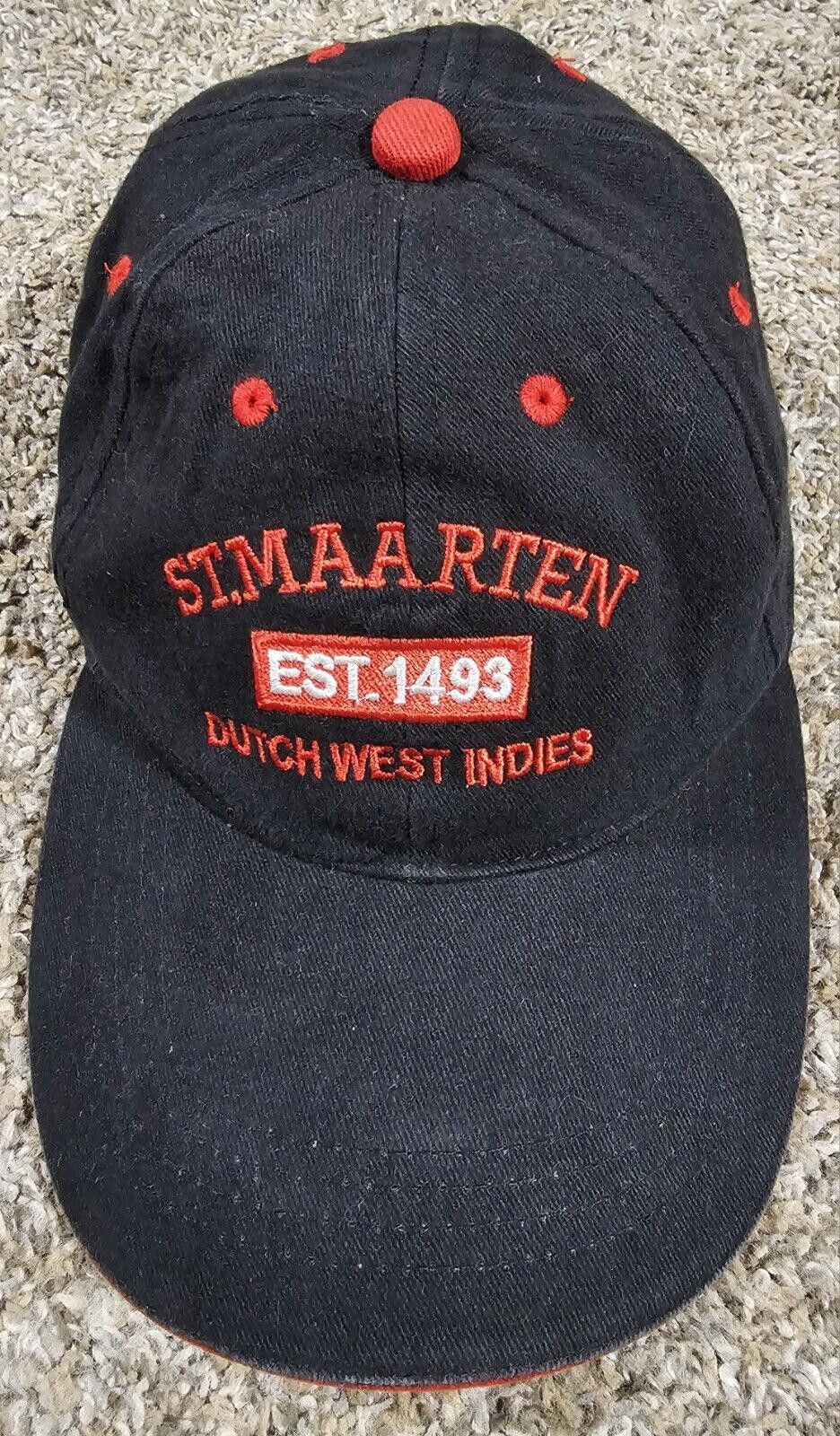 Designer St. Maarten Hat Dutch West Indies EST. 1493 Black RIMA SXM Size ONE SIZE - 2 Thumbnail