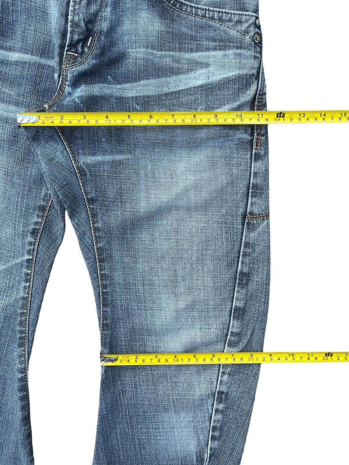 Japanese Brand Vintage Japanese Brand Blue Washed J Cut Vulgar Barrel Jeans Size US 28 / EU 44 - 17 Thumbnail