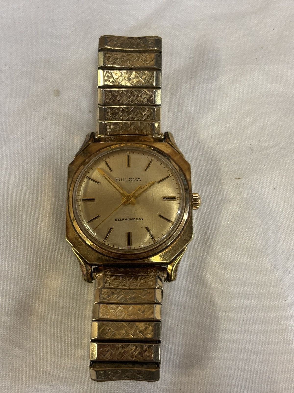 Bulova Vintage Bulova M6 Self Winding Gold Tone Men’s Watch It runs Size ONE SIZE - 7 Thumbnail