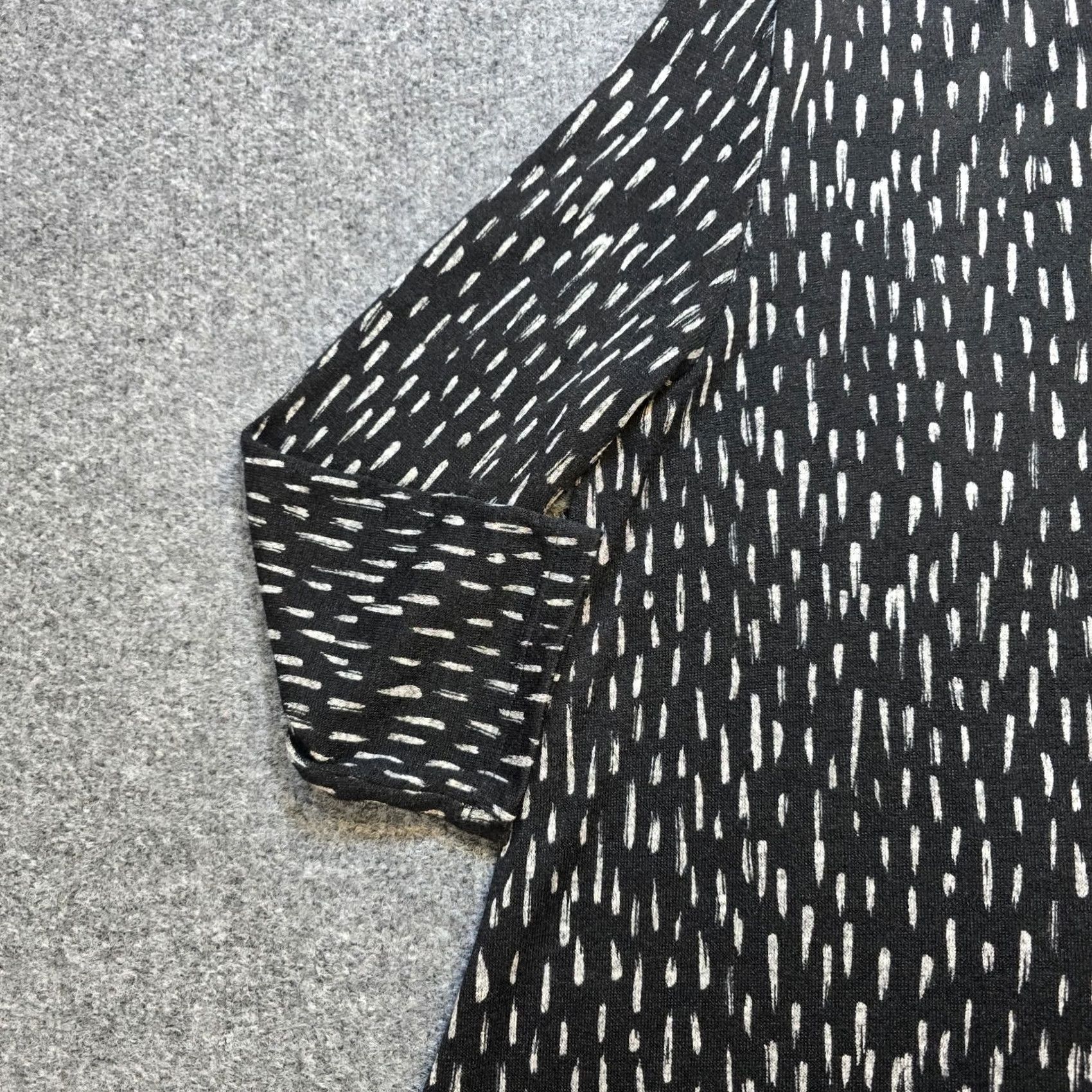 Vintage Clara Sun Woo Dress Women XL Black Stretch A-Line 3/4 Sleeve Casual Capsule Dress Size XL / US 12-14 / IT 48-50 - 3 Thumbnail