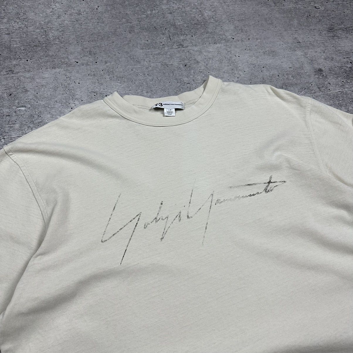 Yohji Yamamoto Adidas Y-3 Yohji Yamamoto Signature Print T-shirt Men’s Size US L / EU 52-54 / 3 - 6 Thumbnail