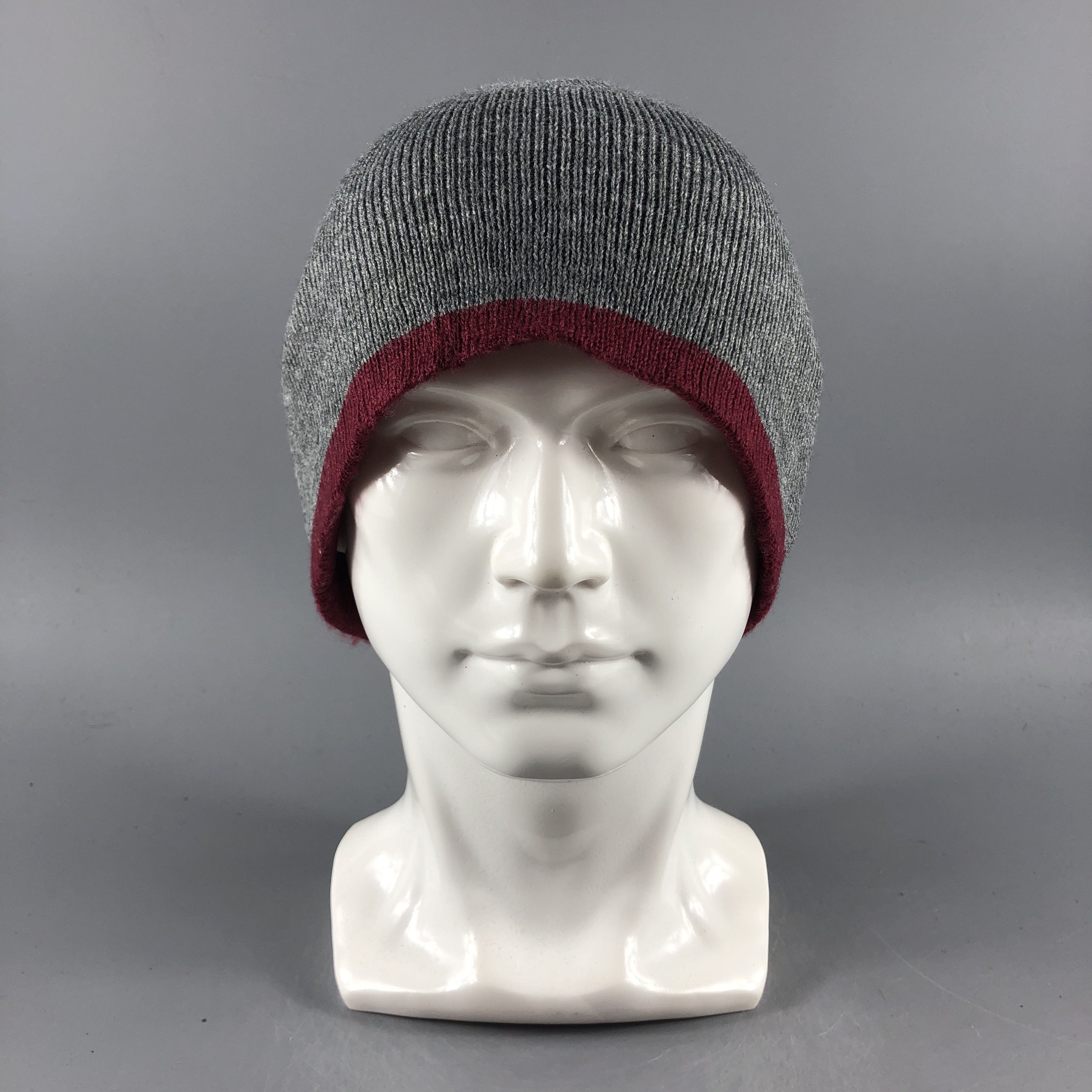 image of Vintage Hats Daiso Beanie Stripe Snow Cap B1233, Men's