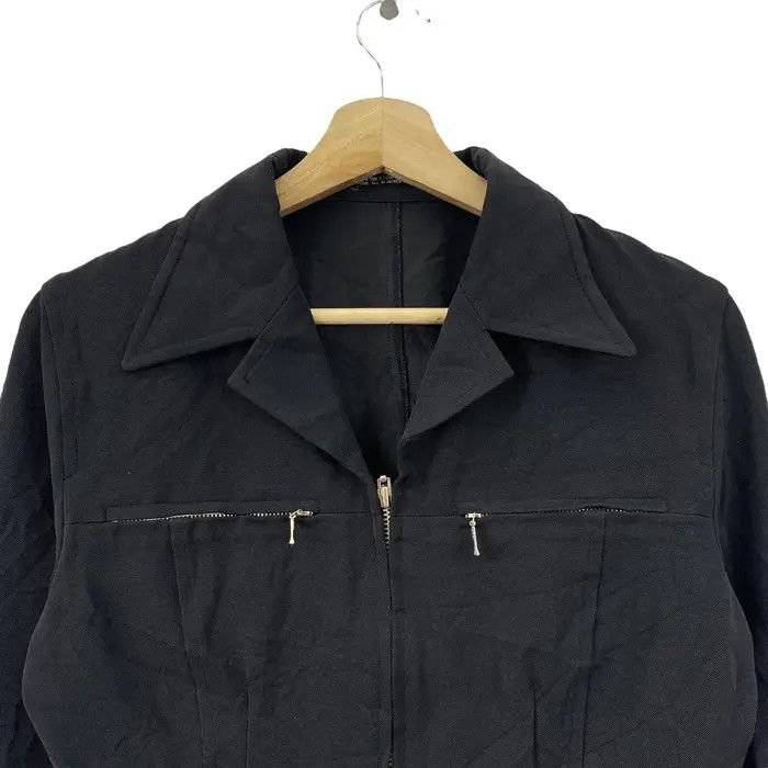 Vintage Vtg 90’ FLANDRE CLUB JAPAN Cotton Indigo Jacket Windbreaker Size M / US 6-8 / IT 42-44 - 2 Thumbnail