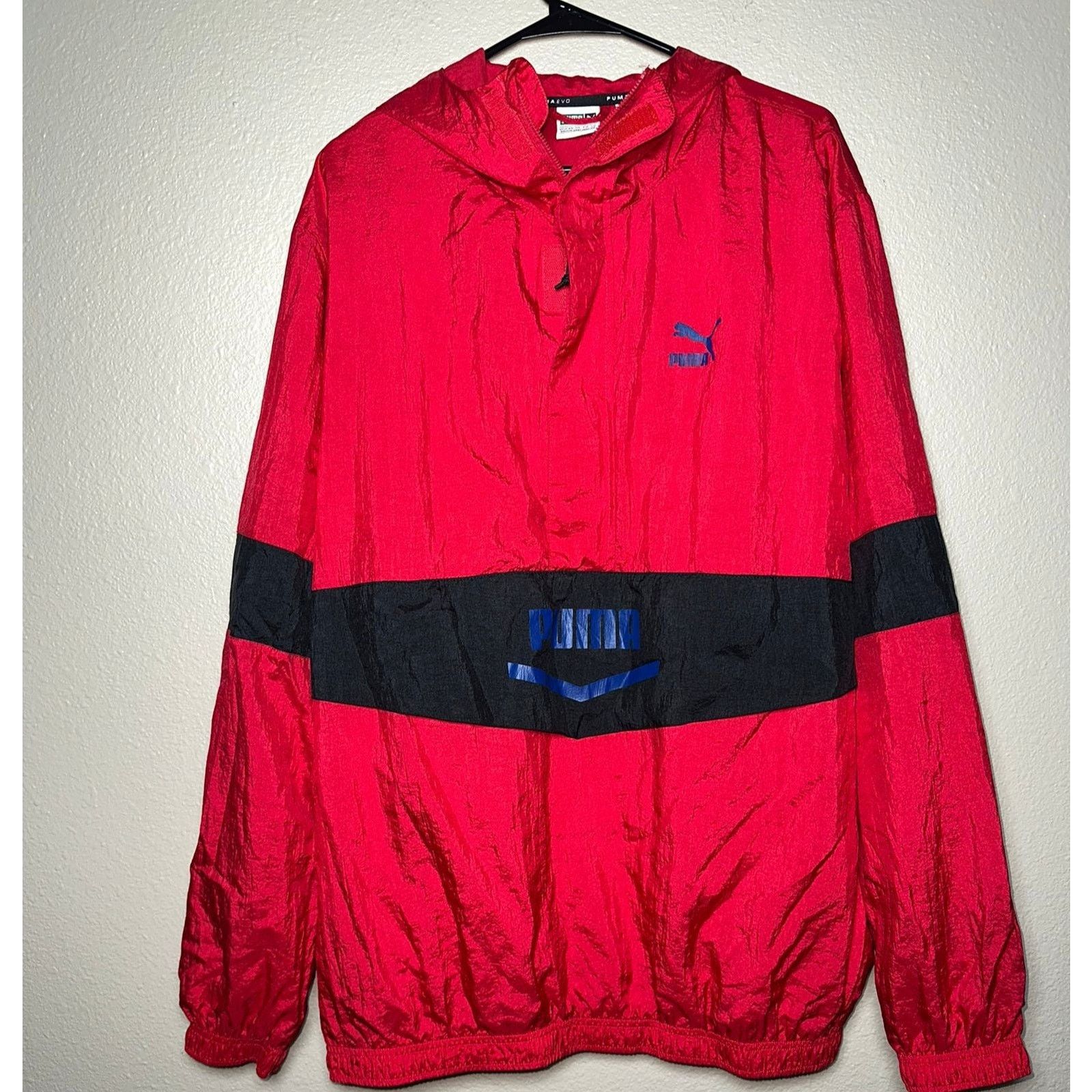Puma 🐆 Puma Windbreaker Pullover Jacket – With size 2XL Size US XXL / EU 58 / 5 - 2 Thumbnail