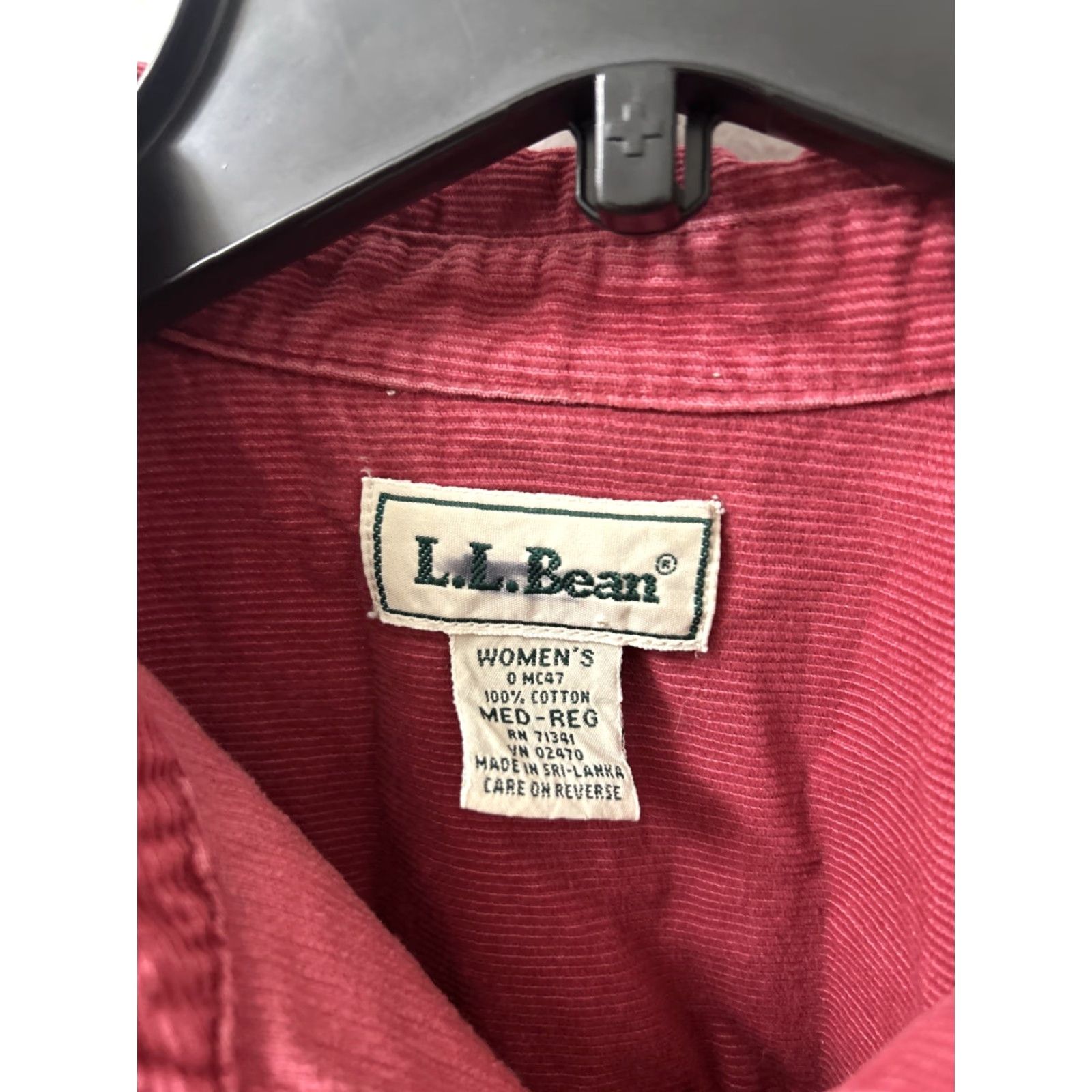 Vintage VINTAGE LL Bean Corduroy Shirt Womens Medium Red Button Down Long Sleeve 90s Womens Size M / US 6-8 / IT 42-44 - 5 Thumbnail
