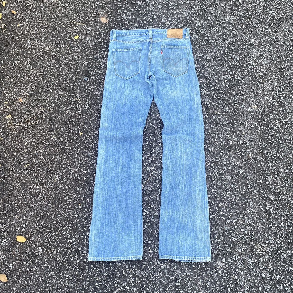 Handmade × Levi's × Vintage Vintage Levis Capital E Hesher Boot Flare Denim Jeans Size US 31 - 1 Thumbnail