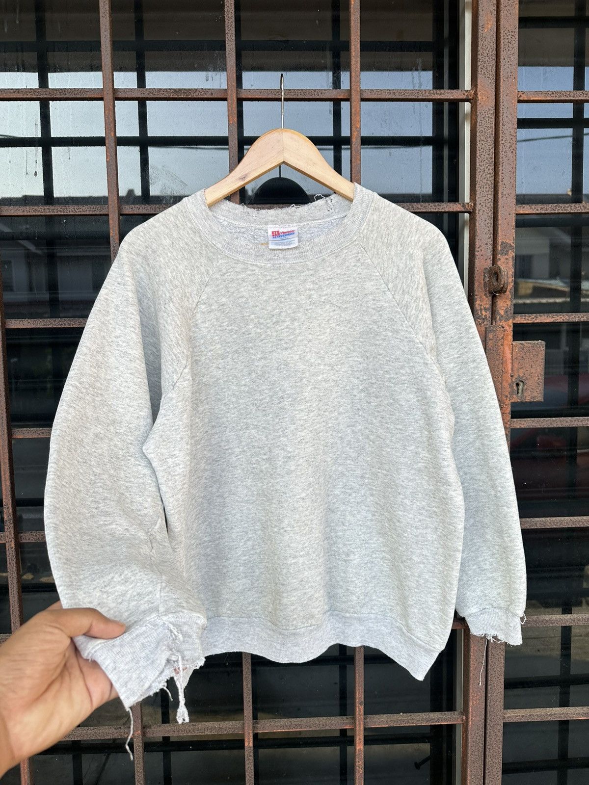 Vintage Sun Faded Thrashed Distressed ERD Grunge Boxy Crewneck Size US S / EU 44-46 / 1 - 1 Thumbnail